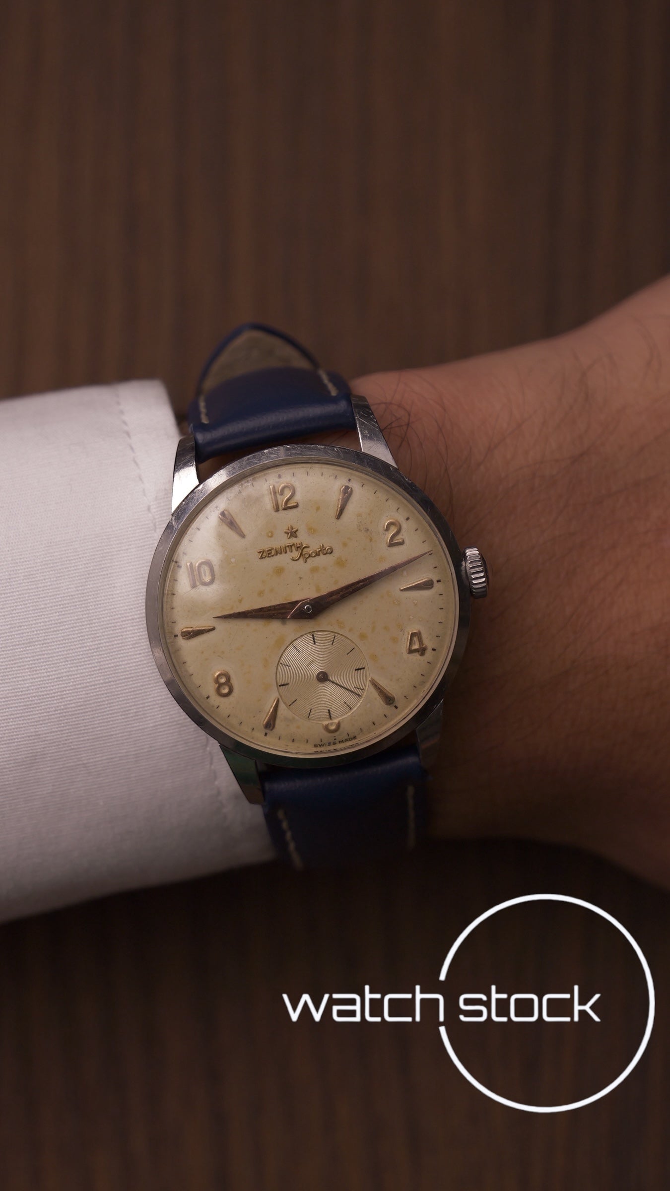 Zenith sporto carica manuale vintage Dress Watch