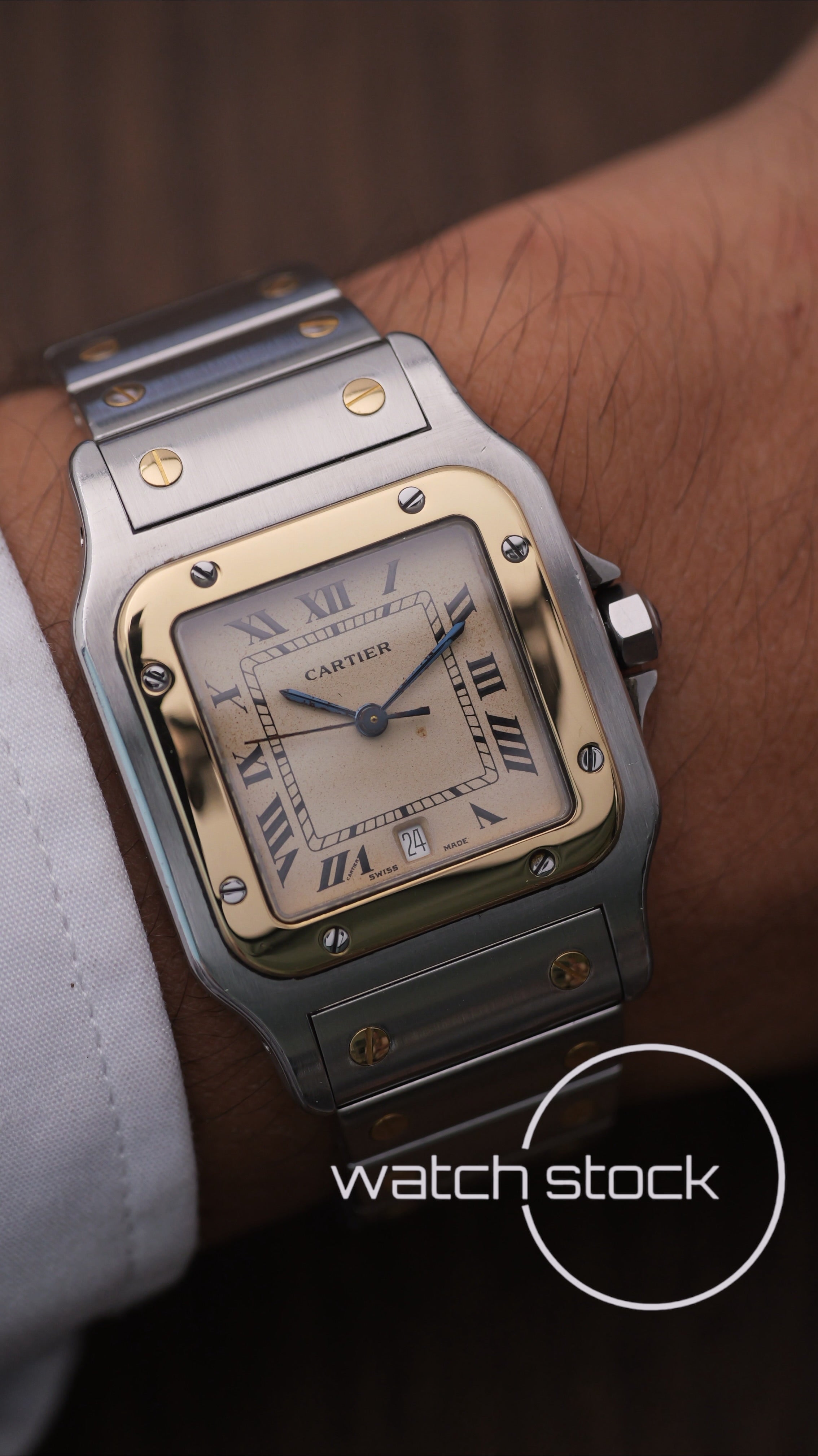 Cartier santos galbee 29x41mm Ref. 187901