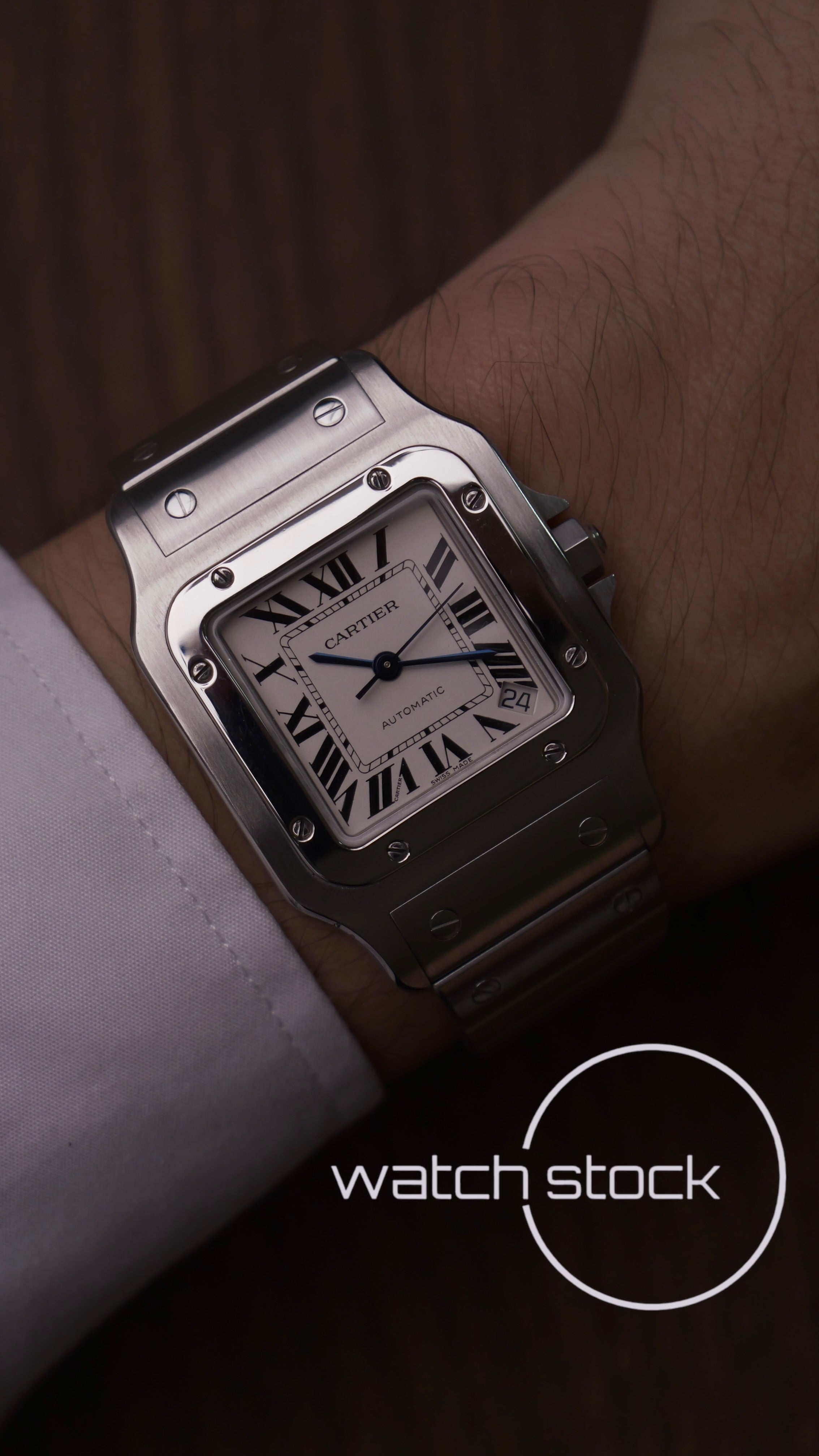 Cartier santos Galbee XL FULL SET ref.2823 Automatic 32x45mm