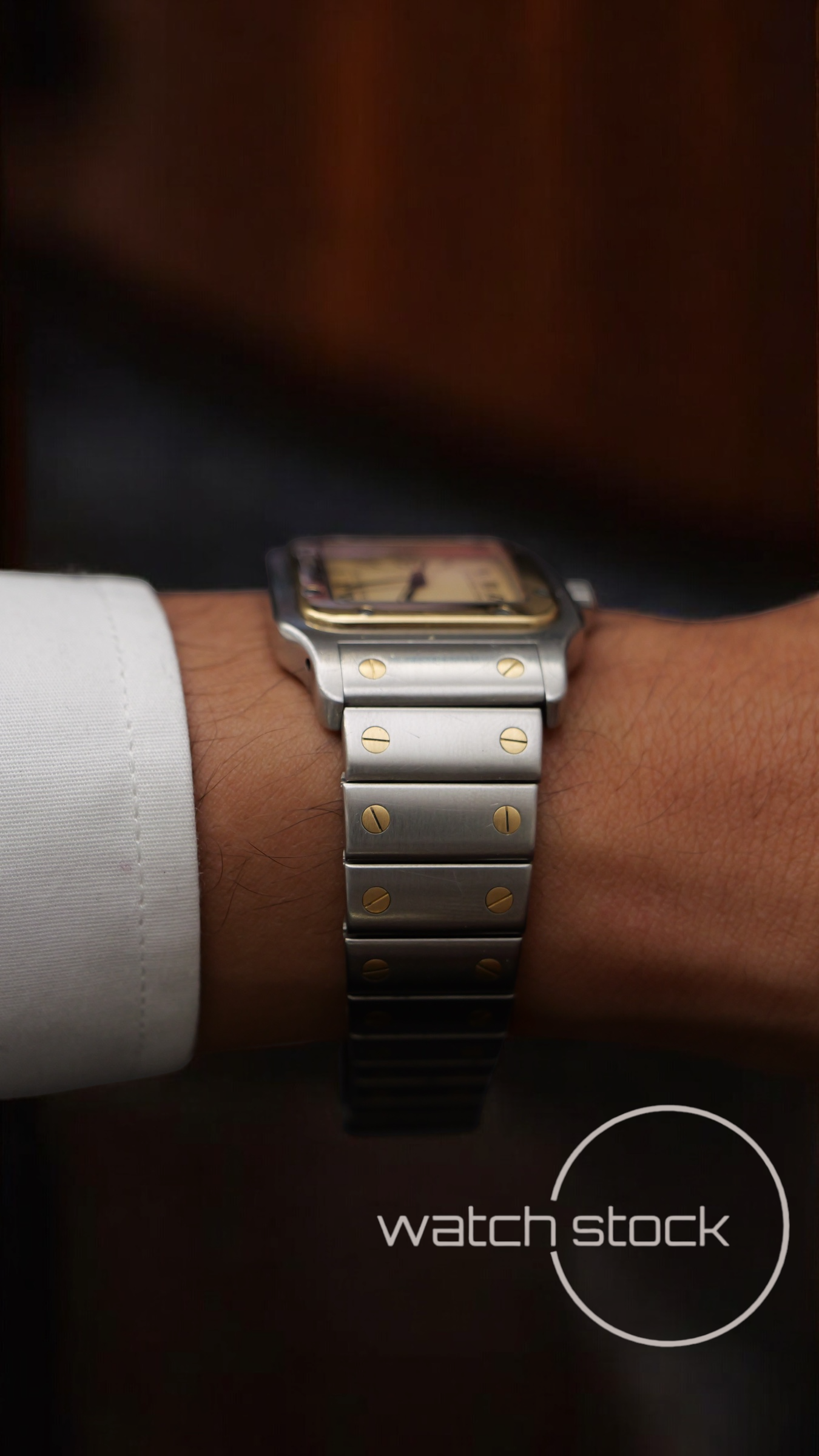 Cartier santos galbe 29x41mm ref.187901 must de cartier quarz