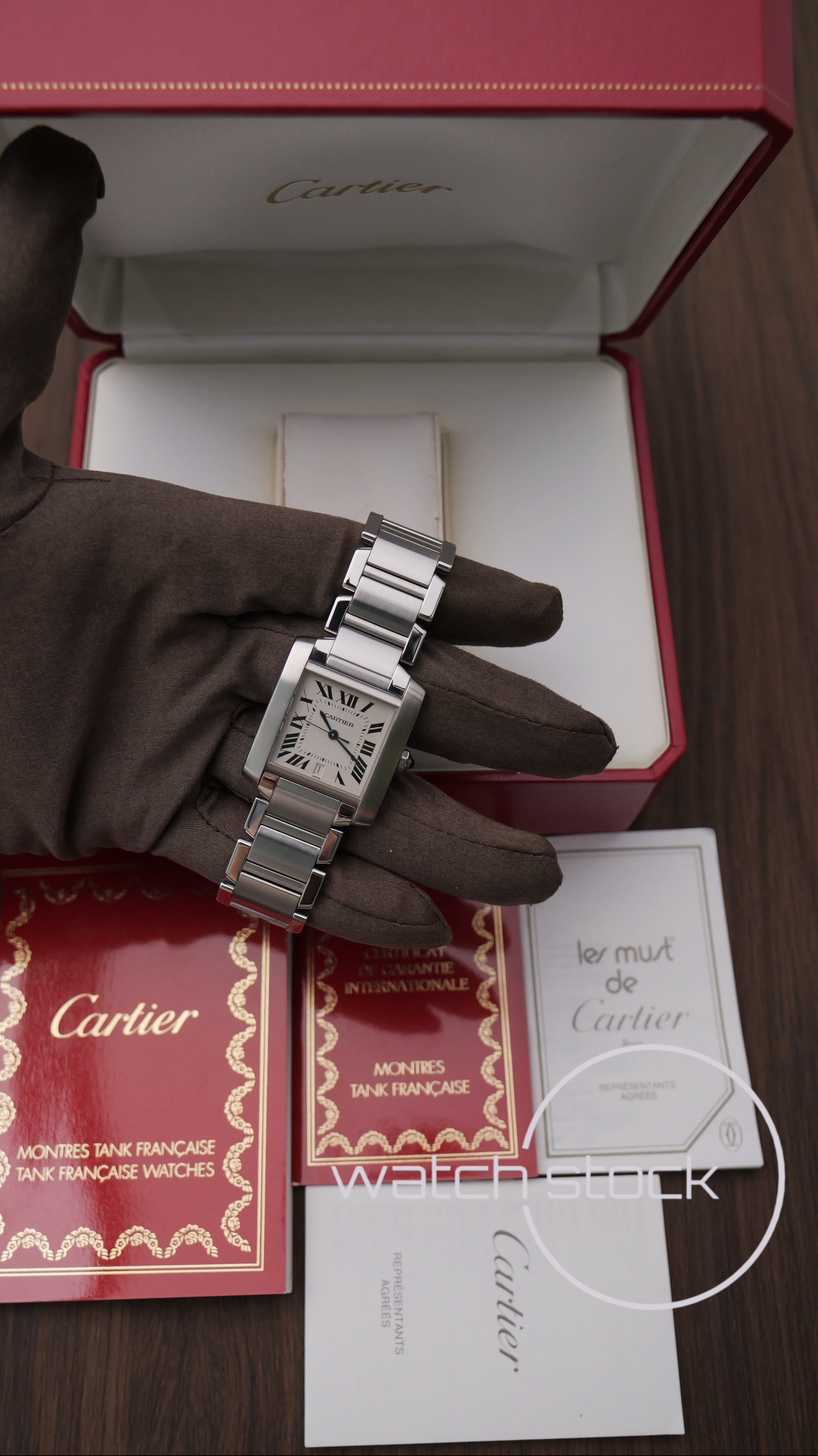 Cartier Tank Francaise ref.2302 automatic Medium size
