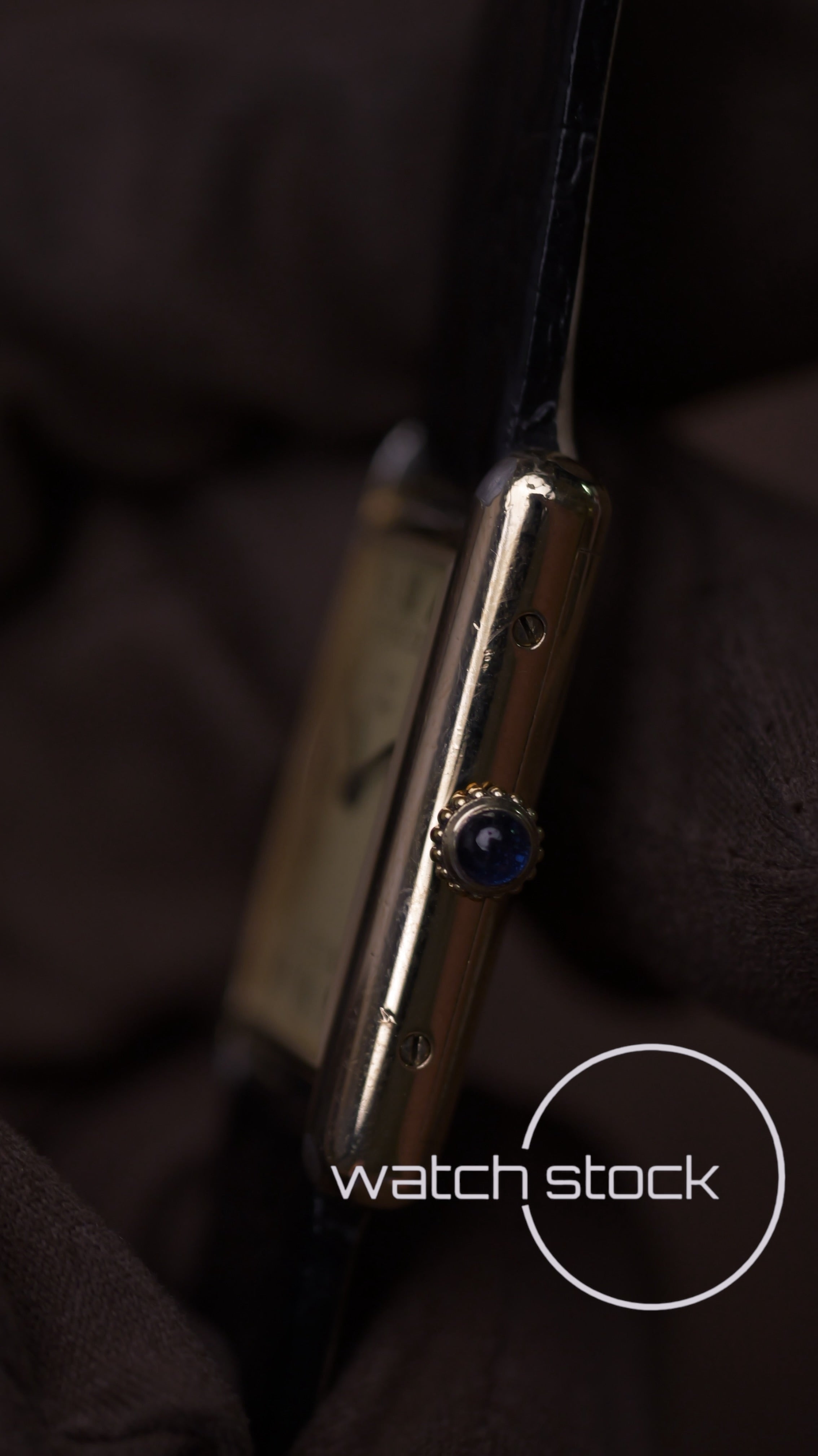 Cartier Tank lemon roman numbers dial taglia 6