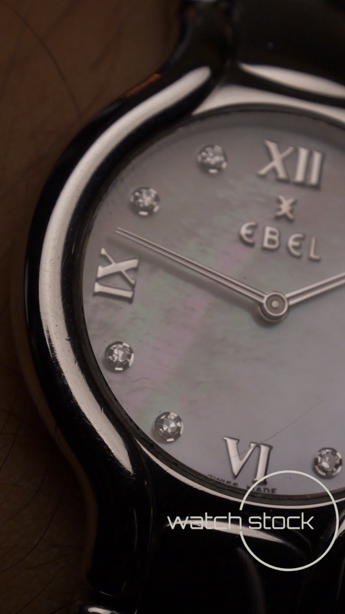 Ebel Beluga Quartz 26mm ref 9157421 diamanti anno 1990