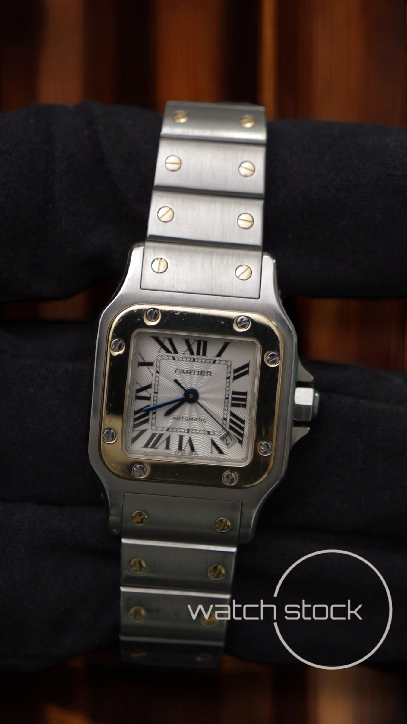 Cartier santos galbee Automatic 24x35mm ref.2423 must de santos