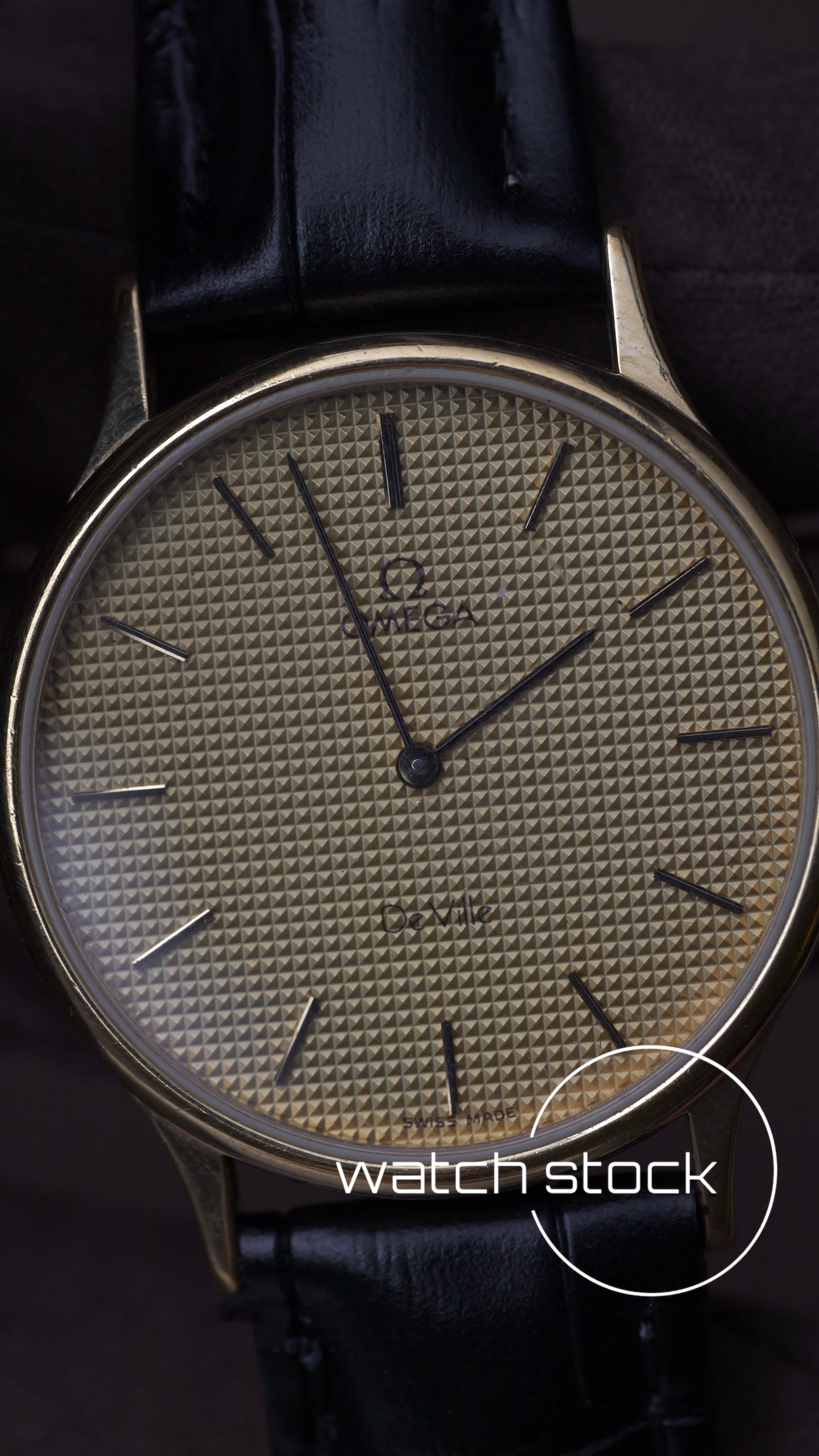 Omega De ville vintage 33mm placcato oro