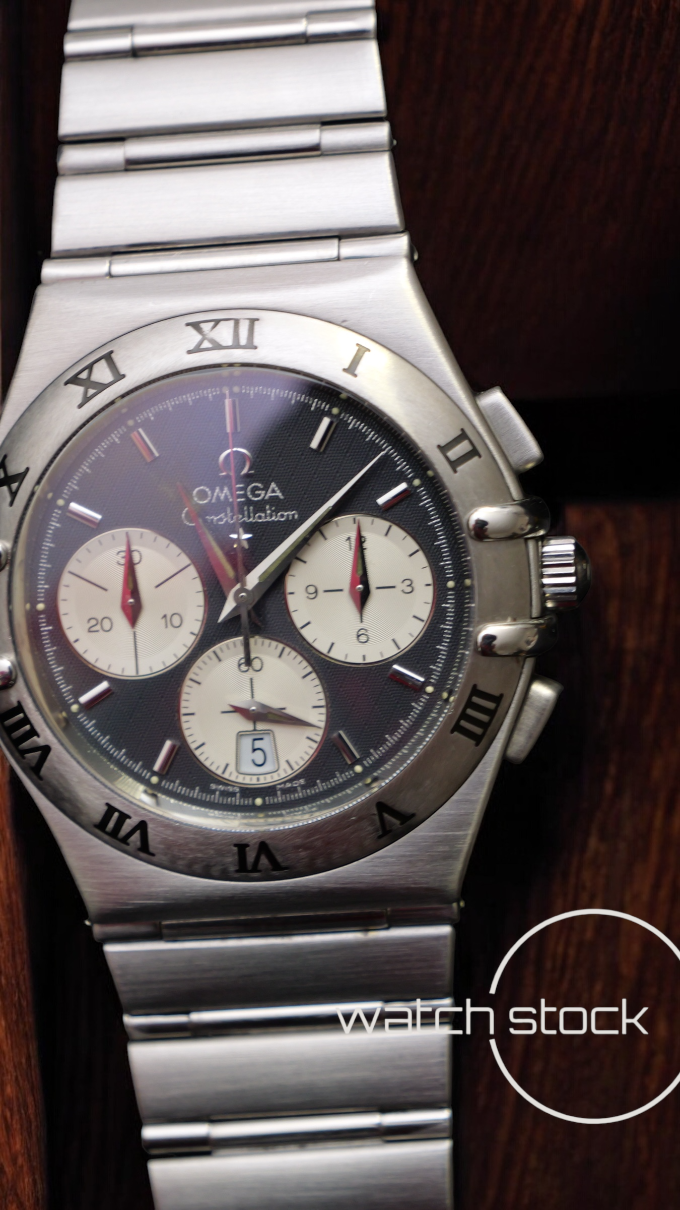Omega costellation double Eagle chrono (39mm) blue dial