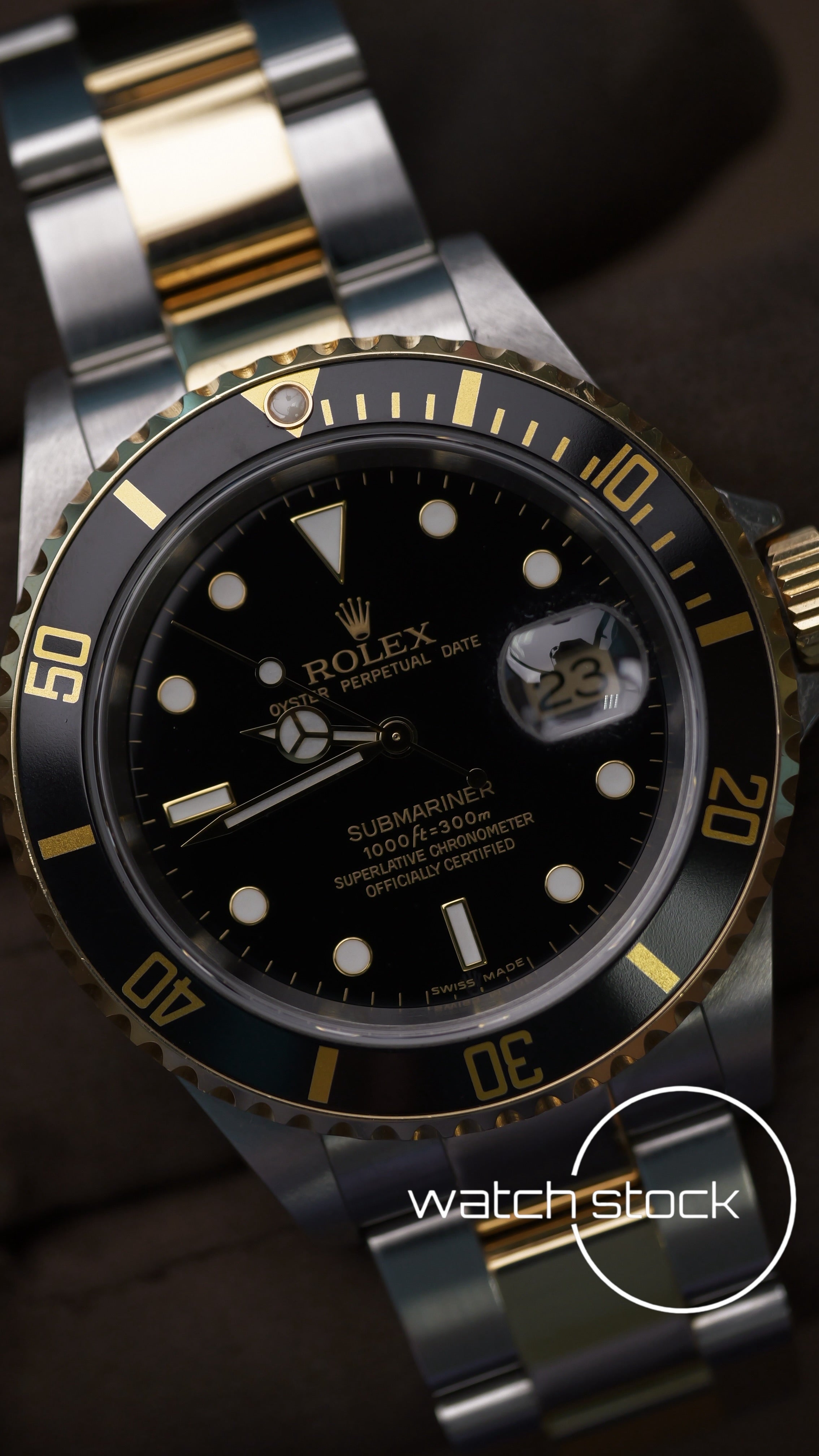 Rolex Submariner 40mm Ref:16613LN 2008 Full Set Two Tone
