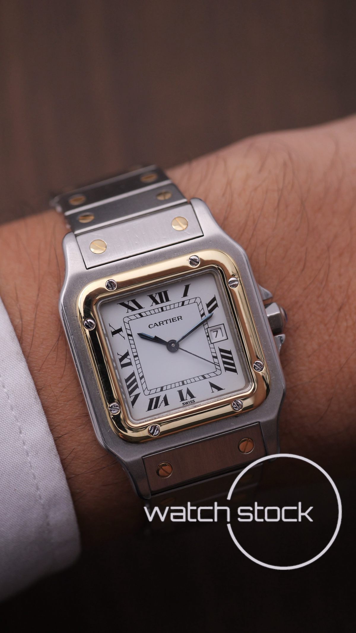 Cartier santos carré ref.2961 Automatic vintage 29x41mm