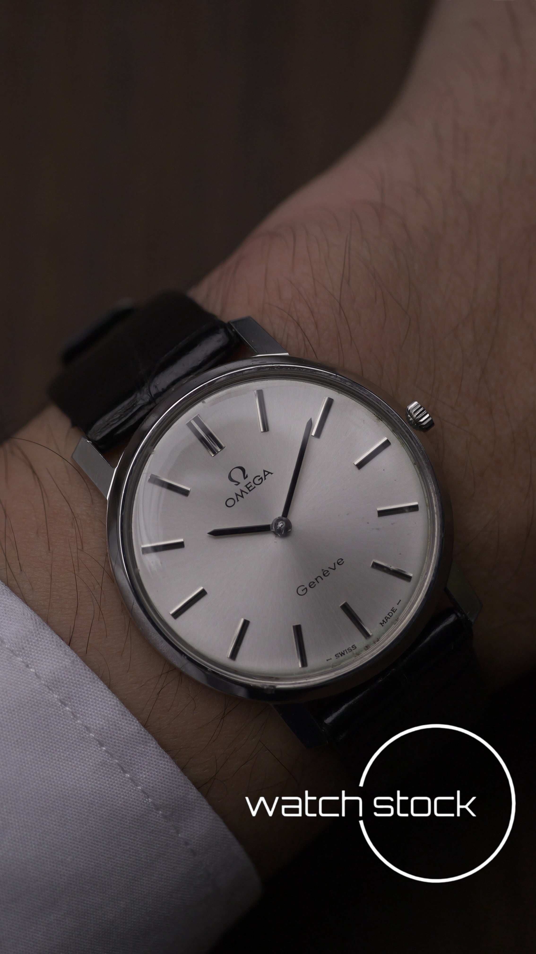 Omega Geneve 1972 vintage carica manuale dress watch