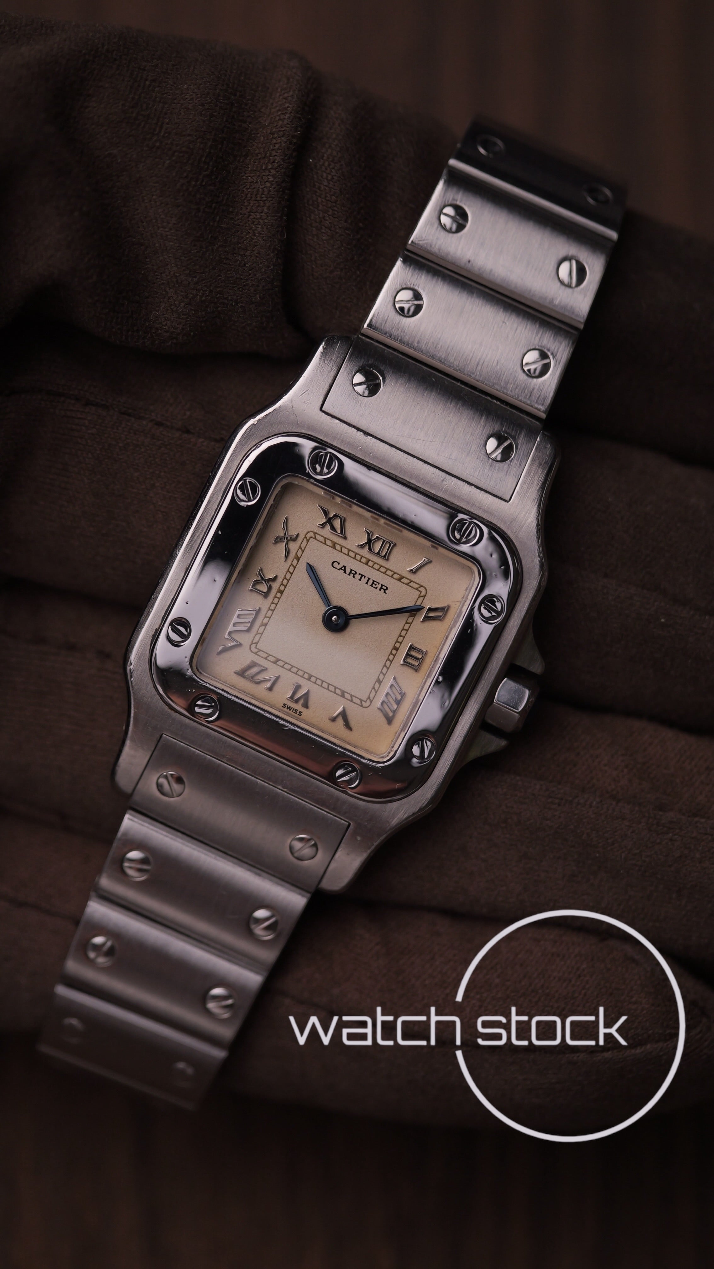Cartier santos galbee lady quartz 24x35mm ref.9057930 FULL SET