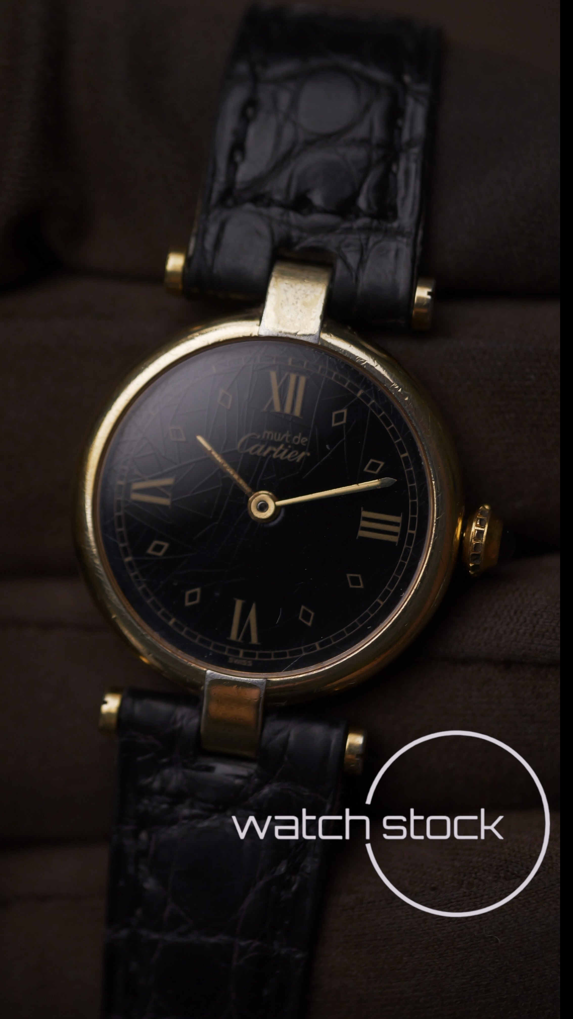 Cartier Vendome 24mm ref. 590004 lady FULL SET 1989