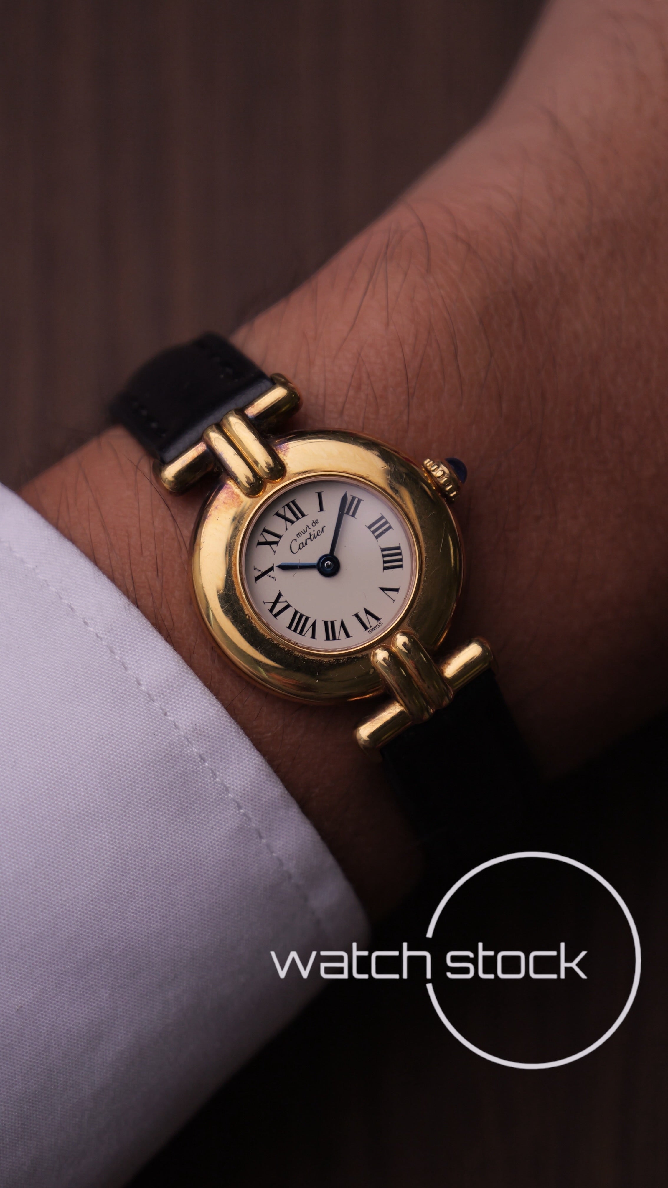 Cartier colisee 24mm ref. 590002 White dial quartz