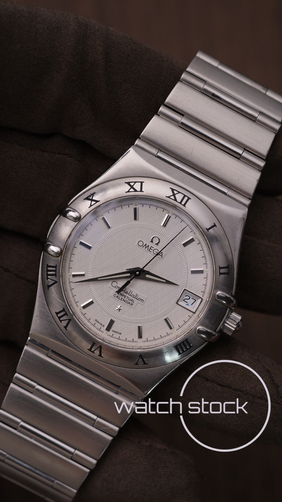 Omega constellation calendario perpetuo 34mm