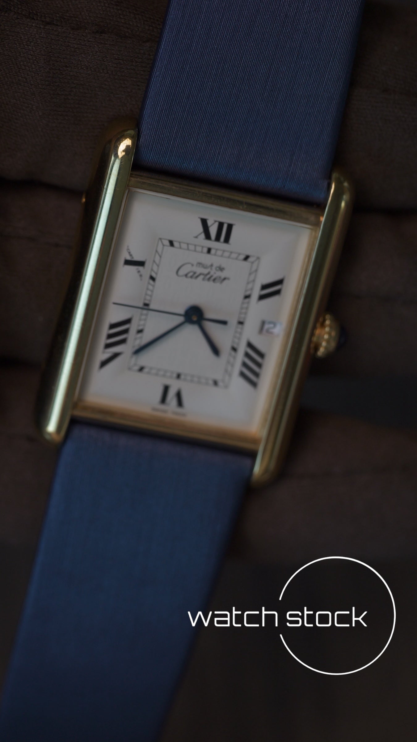 Cartier tank ref.2413 vermeil 24x34mm grande