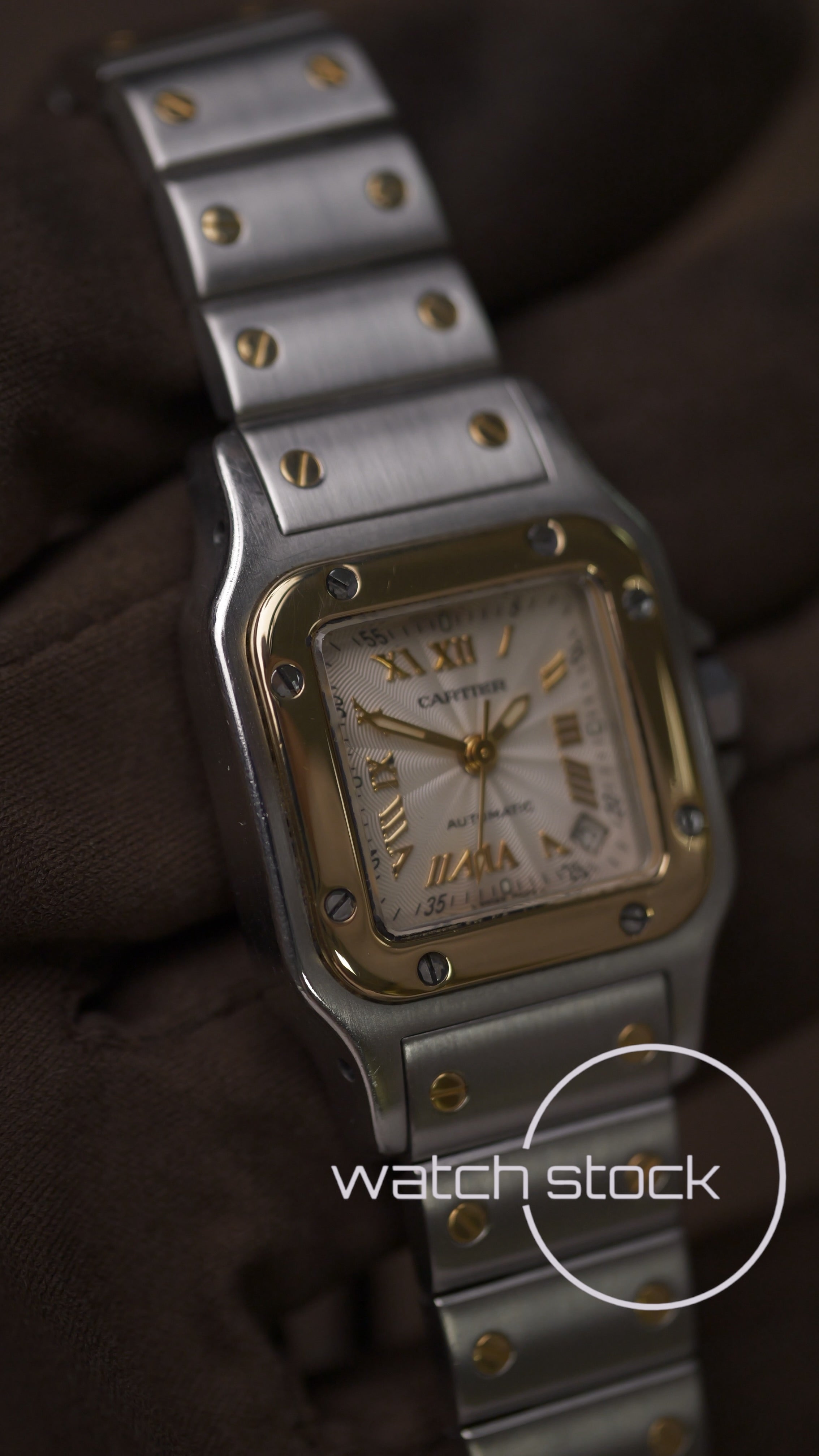 Cartier santos galbee Automatic 24x35mm ref.2423 must de santos