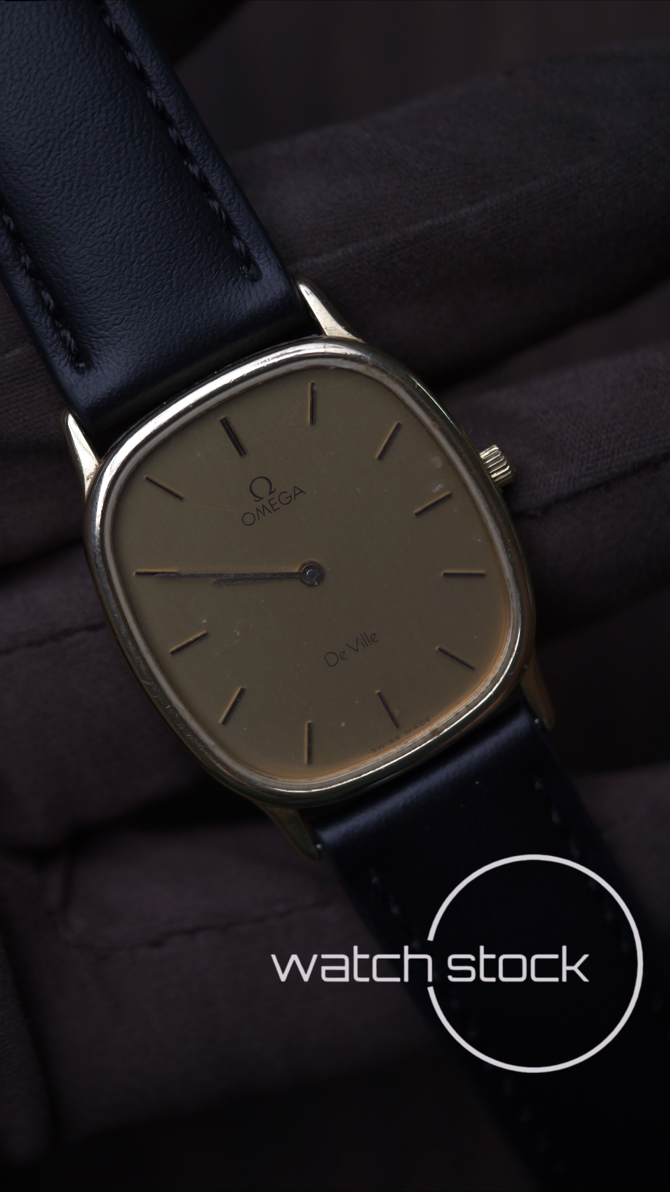 Omega De ville vintage 33mm placcato oro