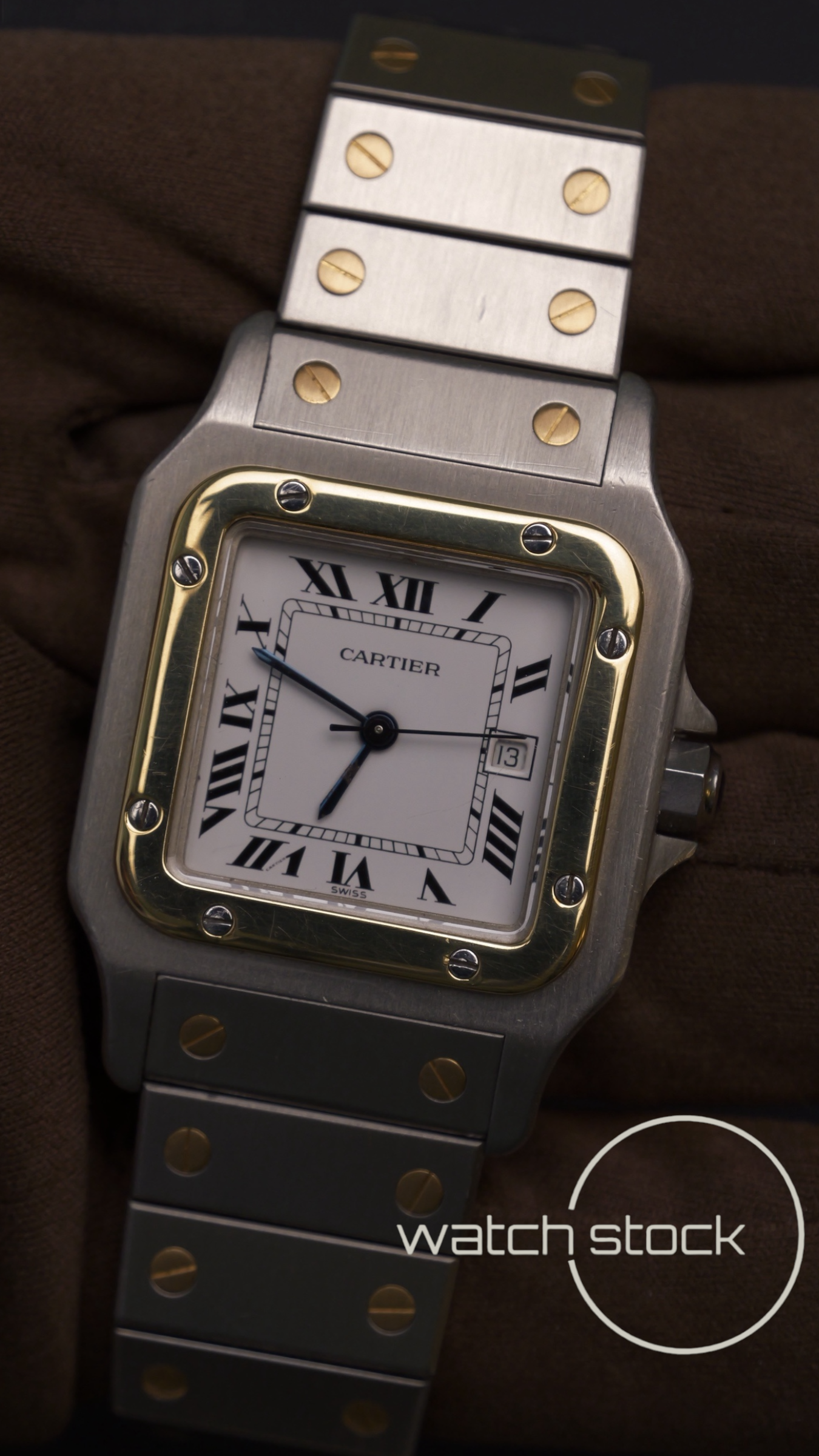 Cartier santos carré FULL SET 29x41mm santos de cartier 1172961 Automatic
