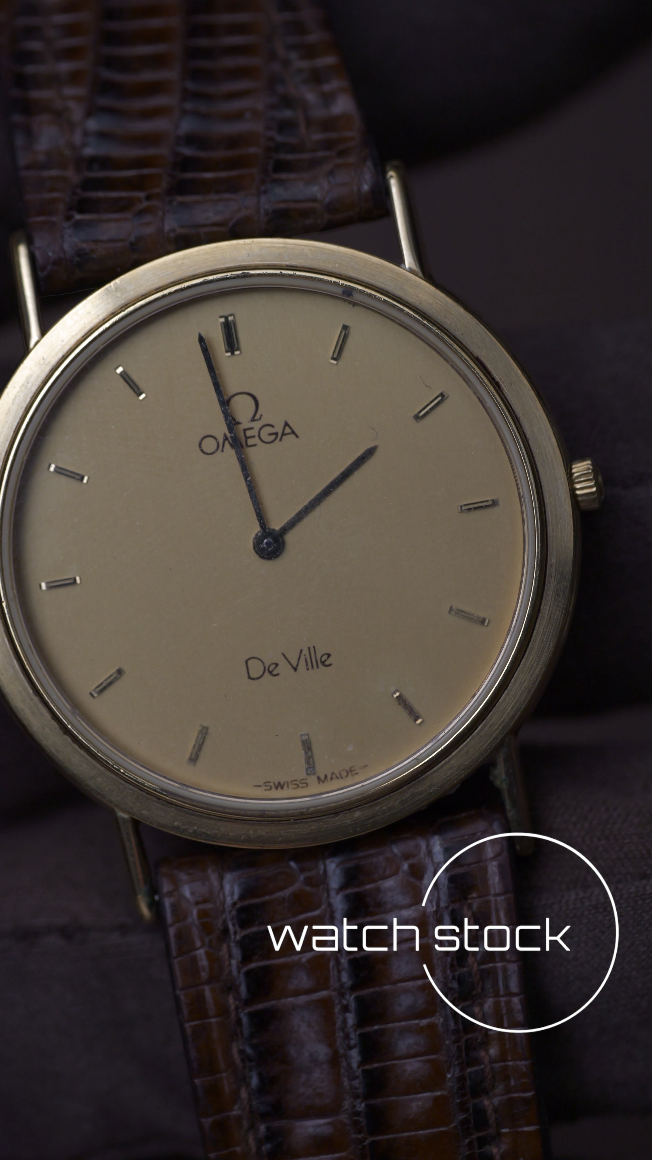 Omega De ville vintage 31mm placcato oro