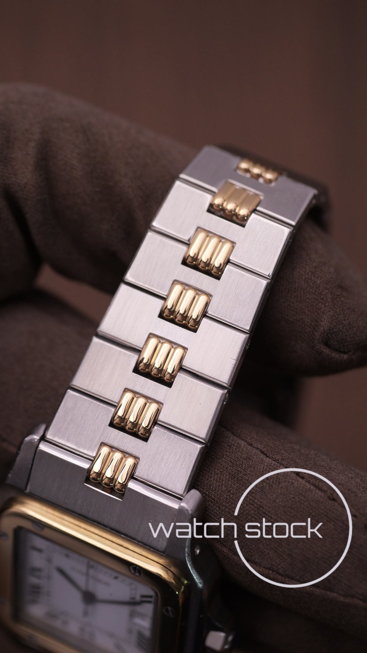 Cartier santos carré ref.2961 Godron Automatic vintage 29x41mm