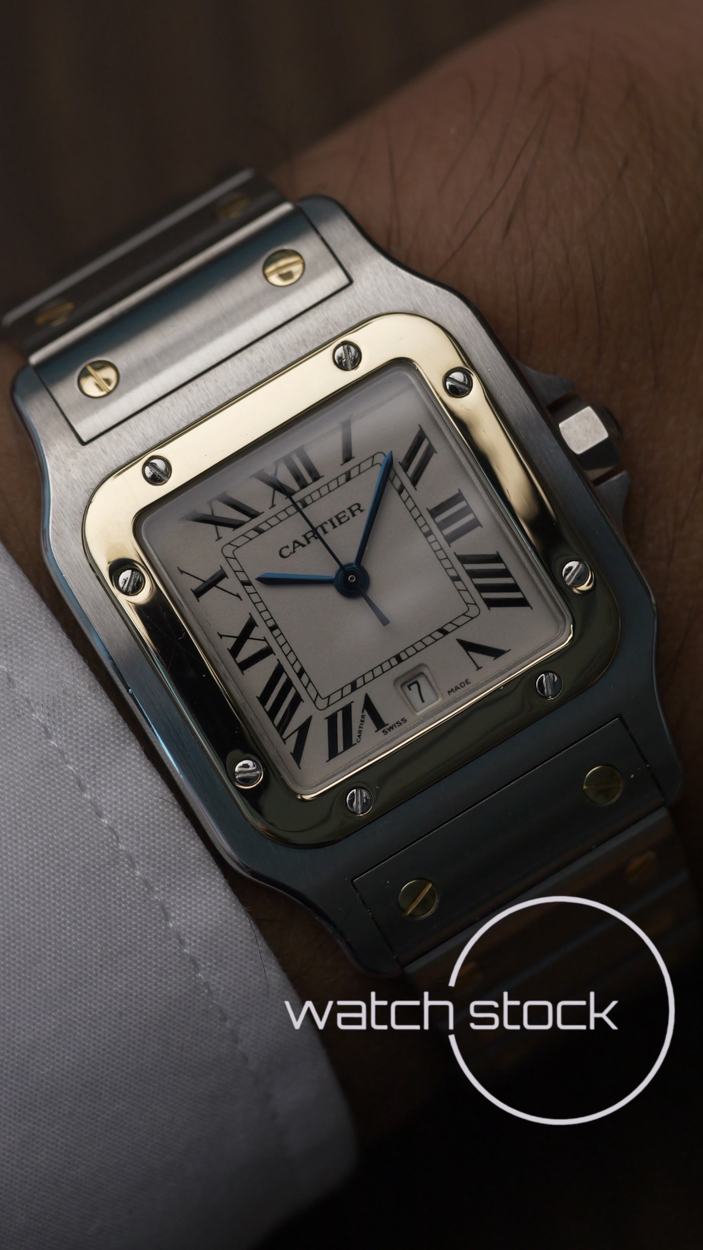 Cartier santos galbee 29x41mm Ref. 1566 Full Set