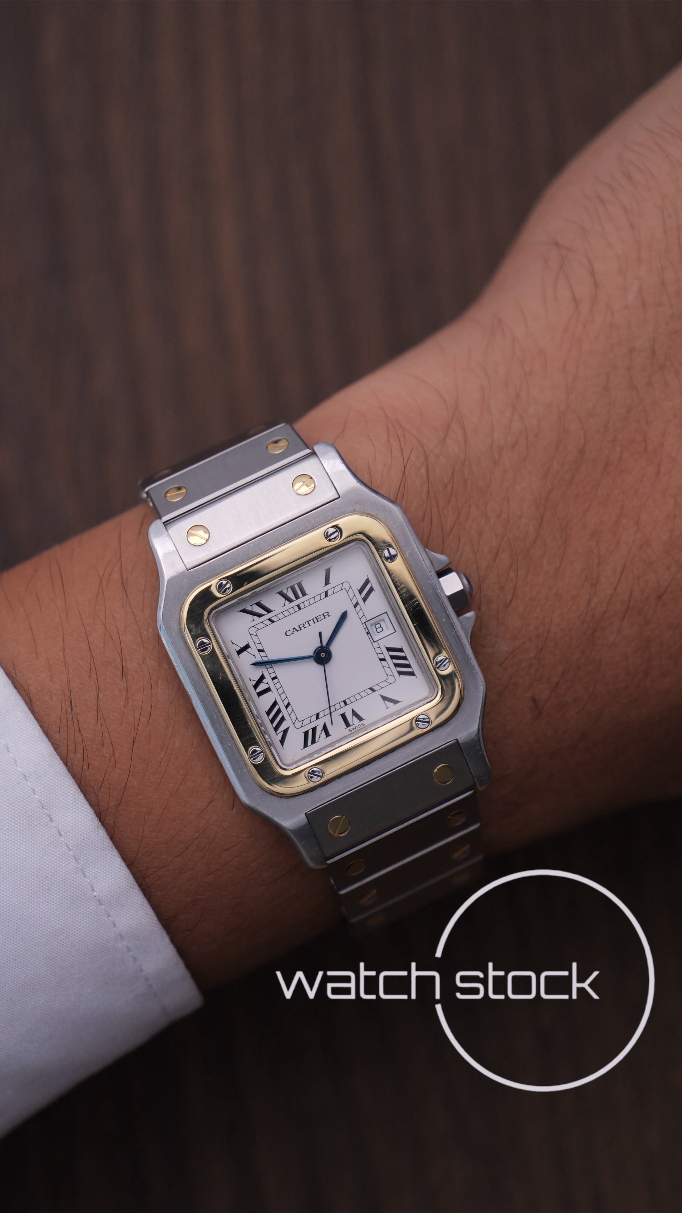 Cartier santos carré ref.2961 Automatic vintage 29x41mm