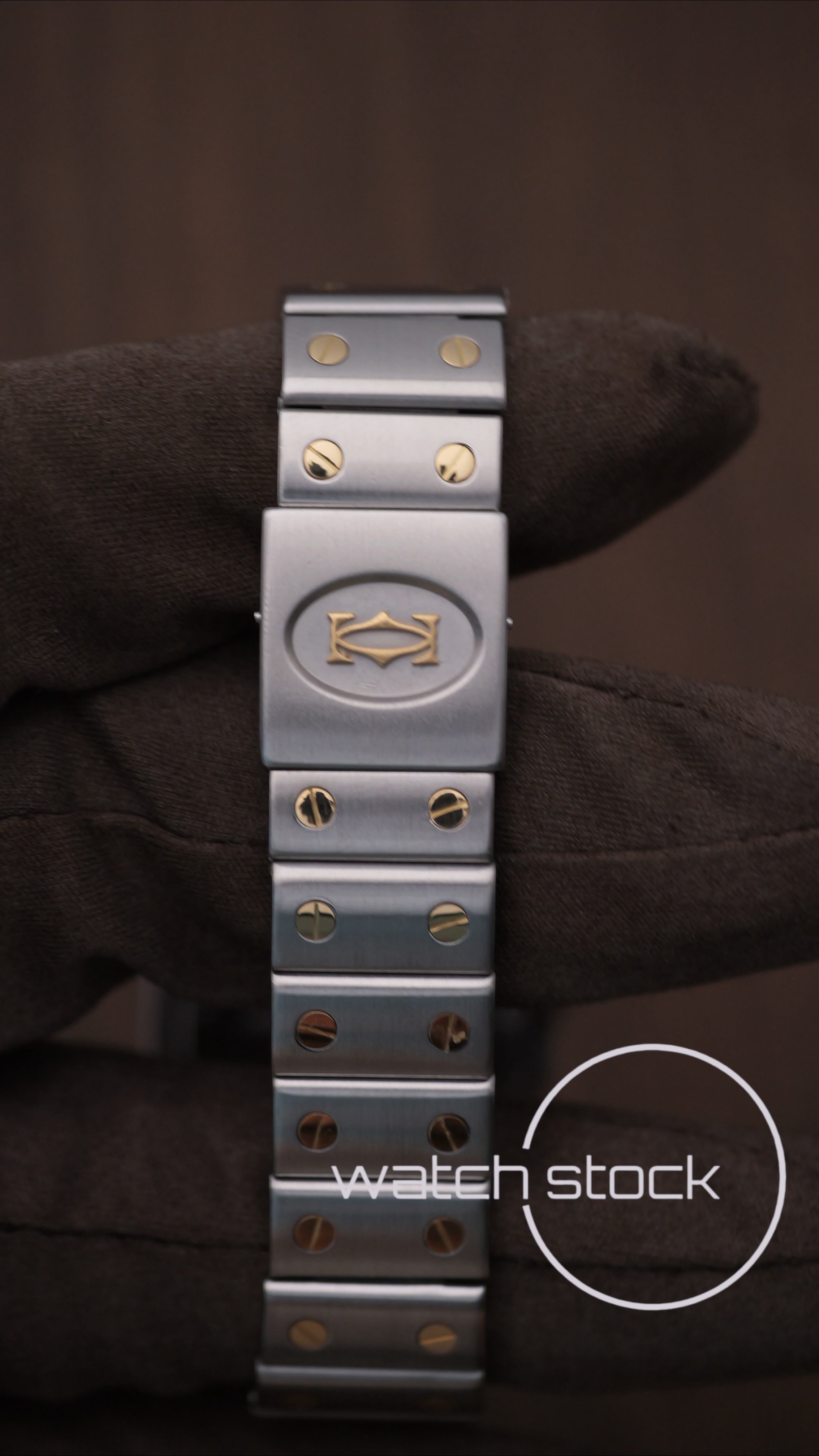 Cartier santos galbee Tropical dial 29x41mm Ref. 187901