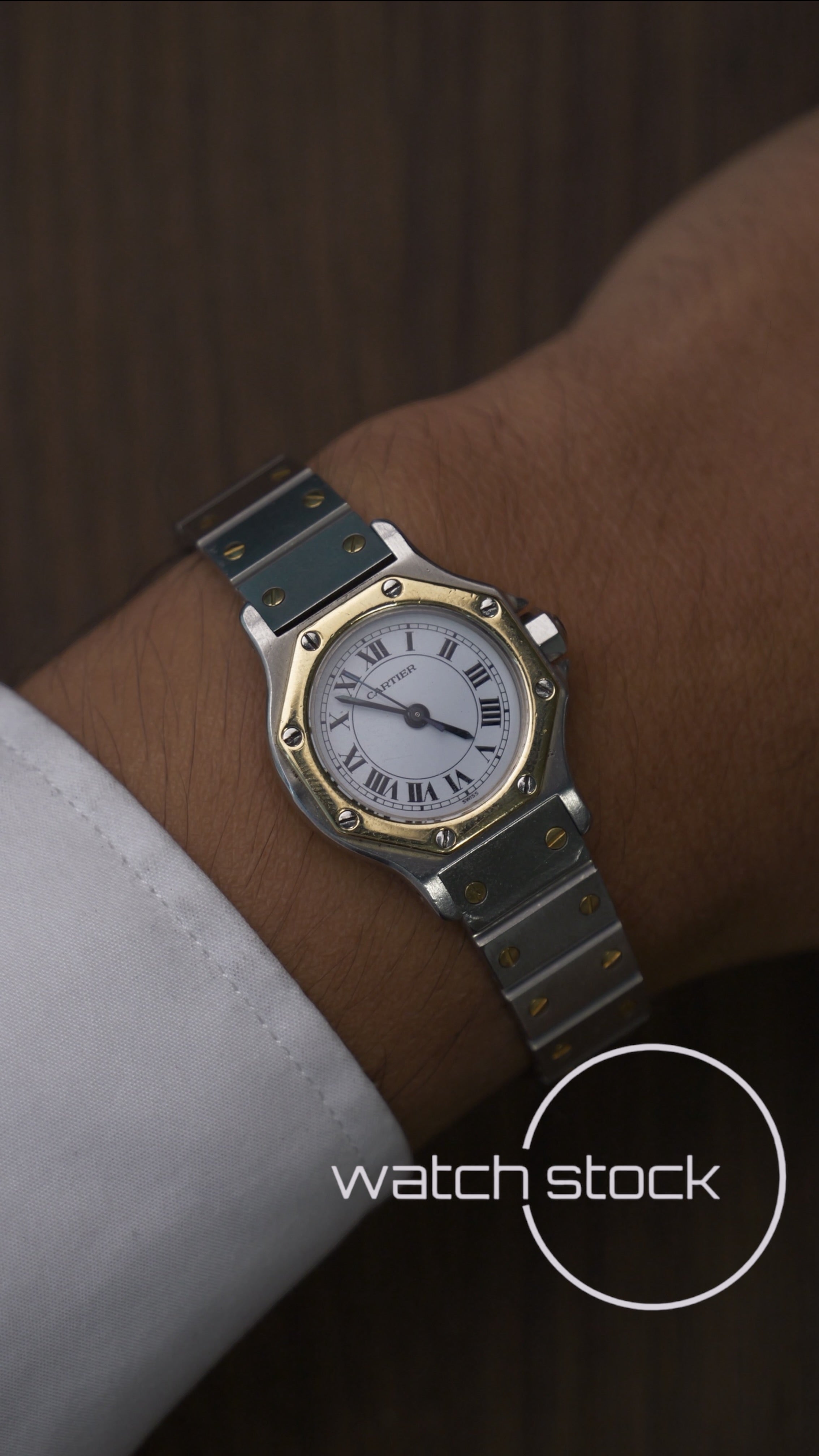 Cartier santos octagon 26mm santos de cartier ref. 0907 lady Automatic