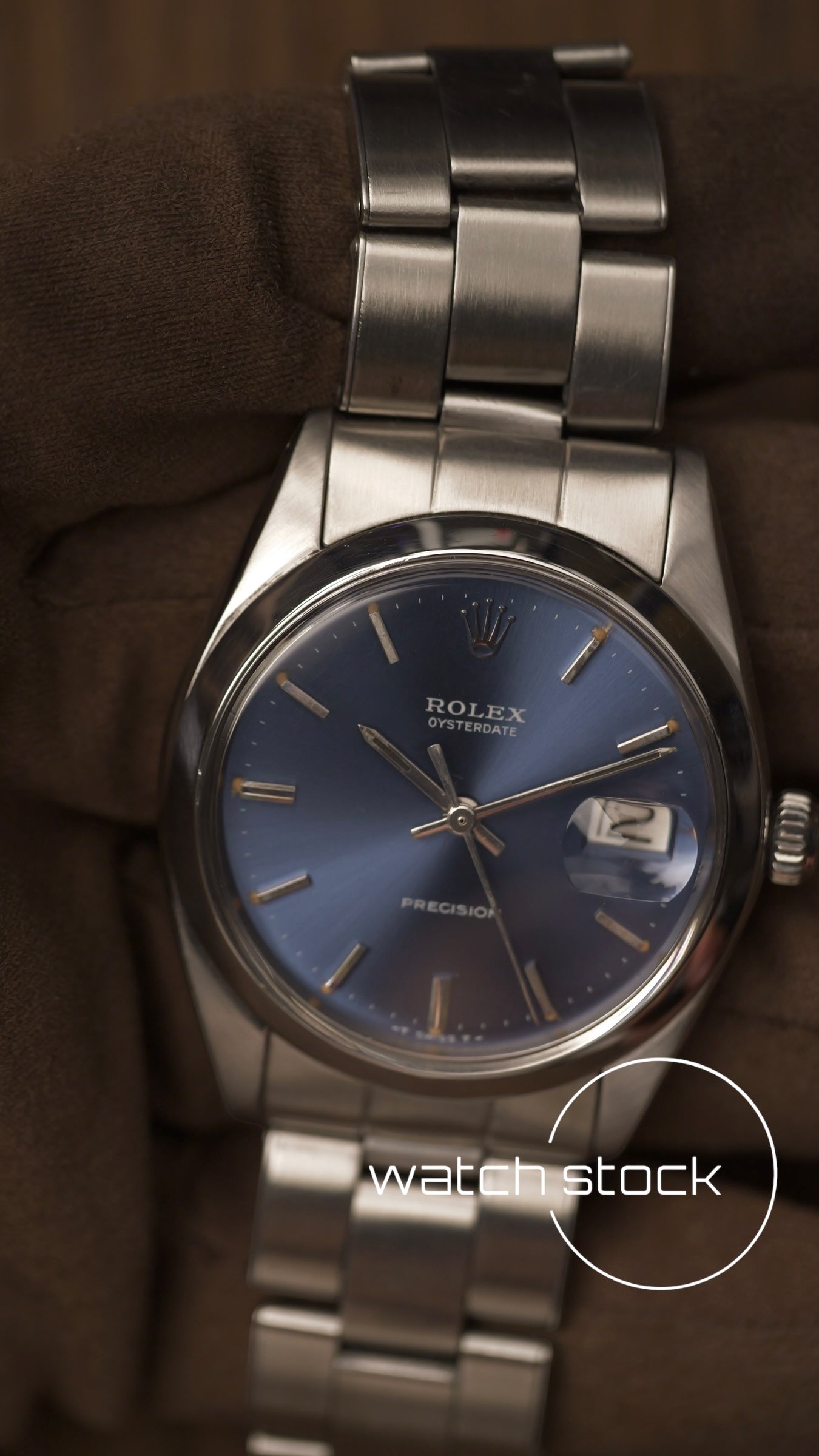 Rolex precision 34mm ref.6694 blue dial