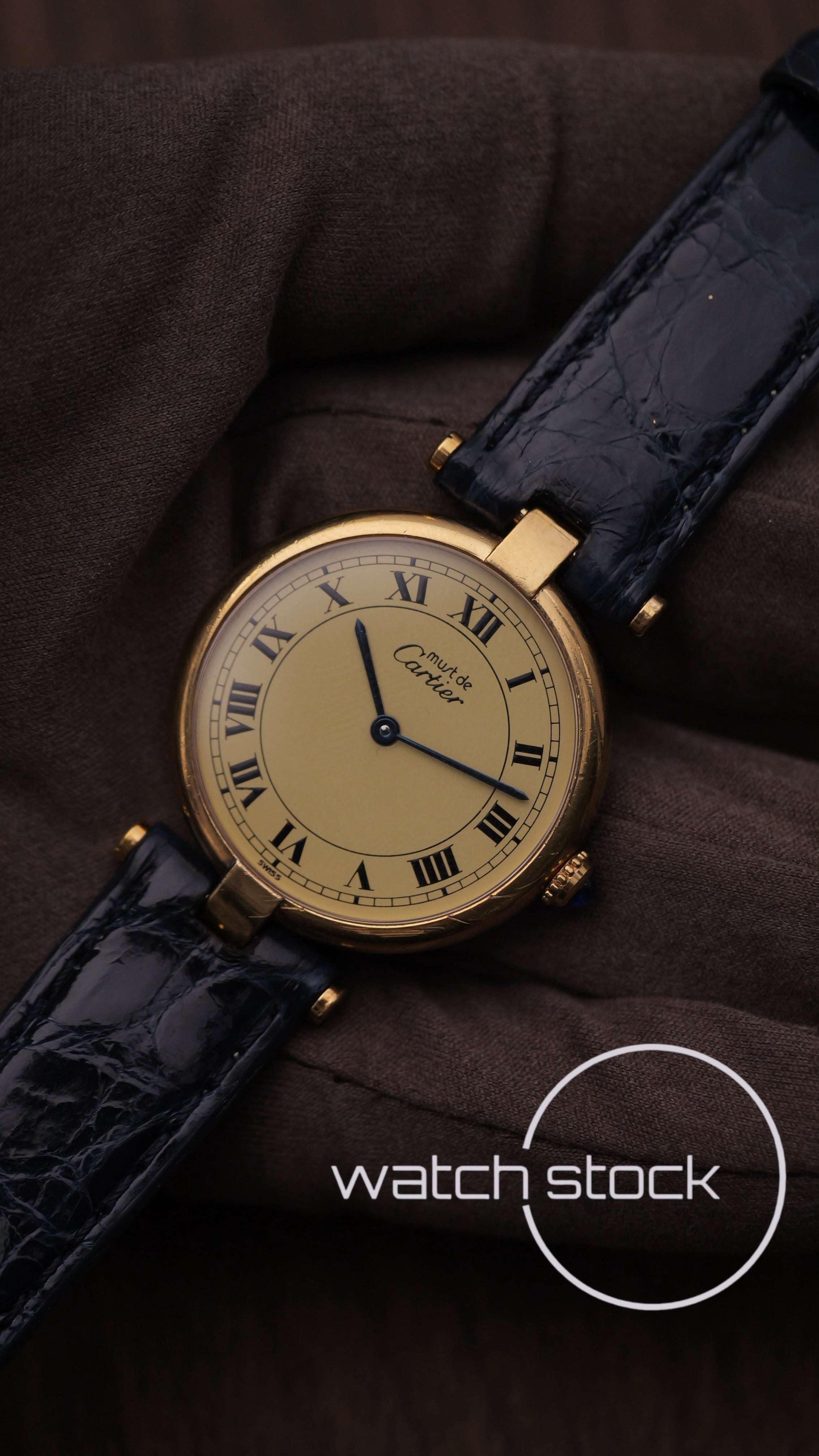 Cartier Vendome Lemon Roman dial anno 1990