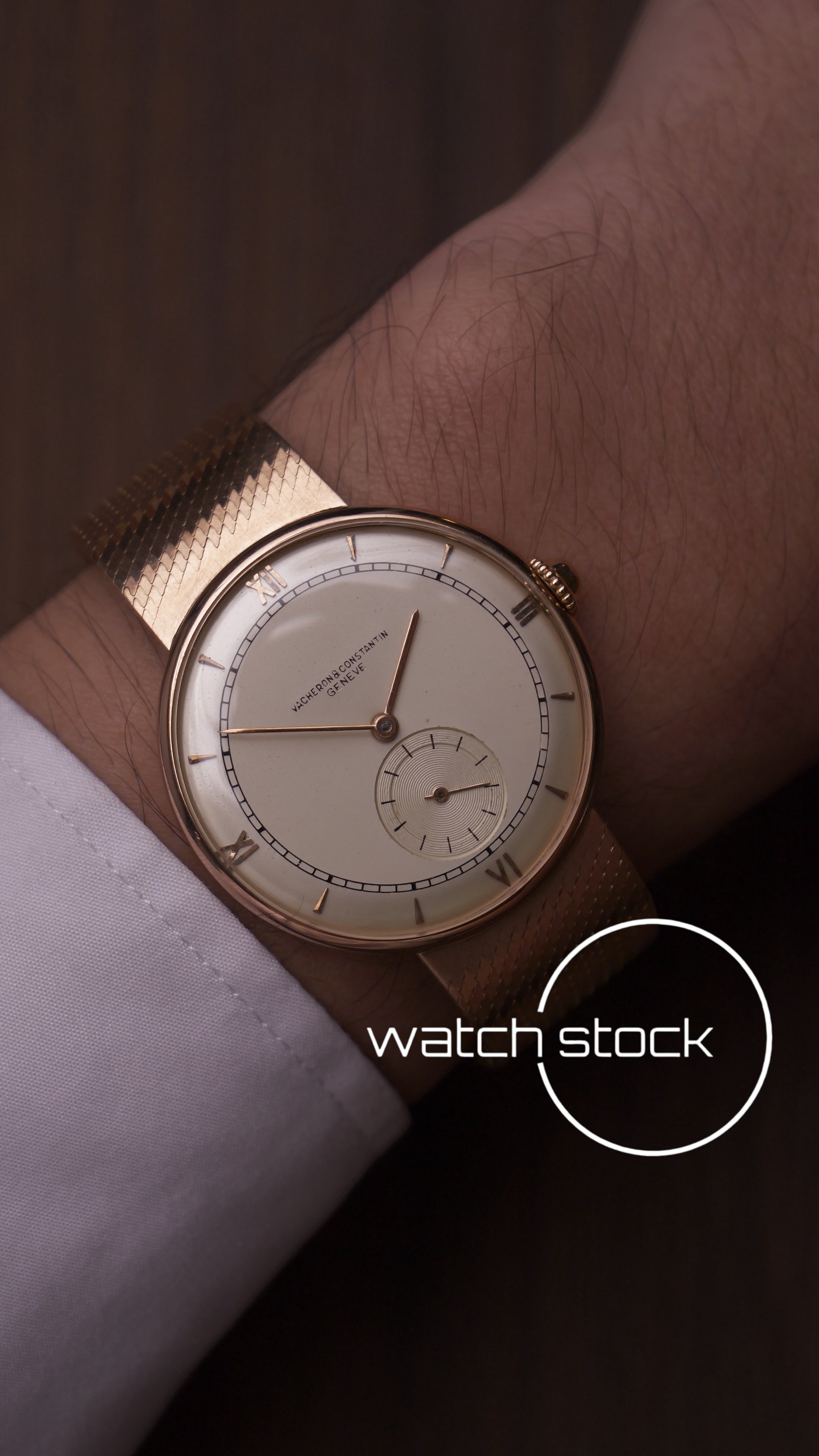 Vacheron Costantin Full Gold Dress Watch 38mm