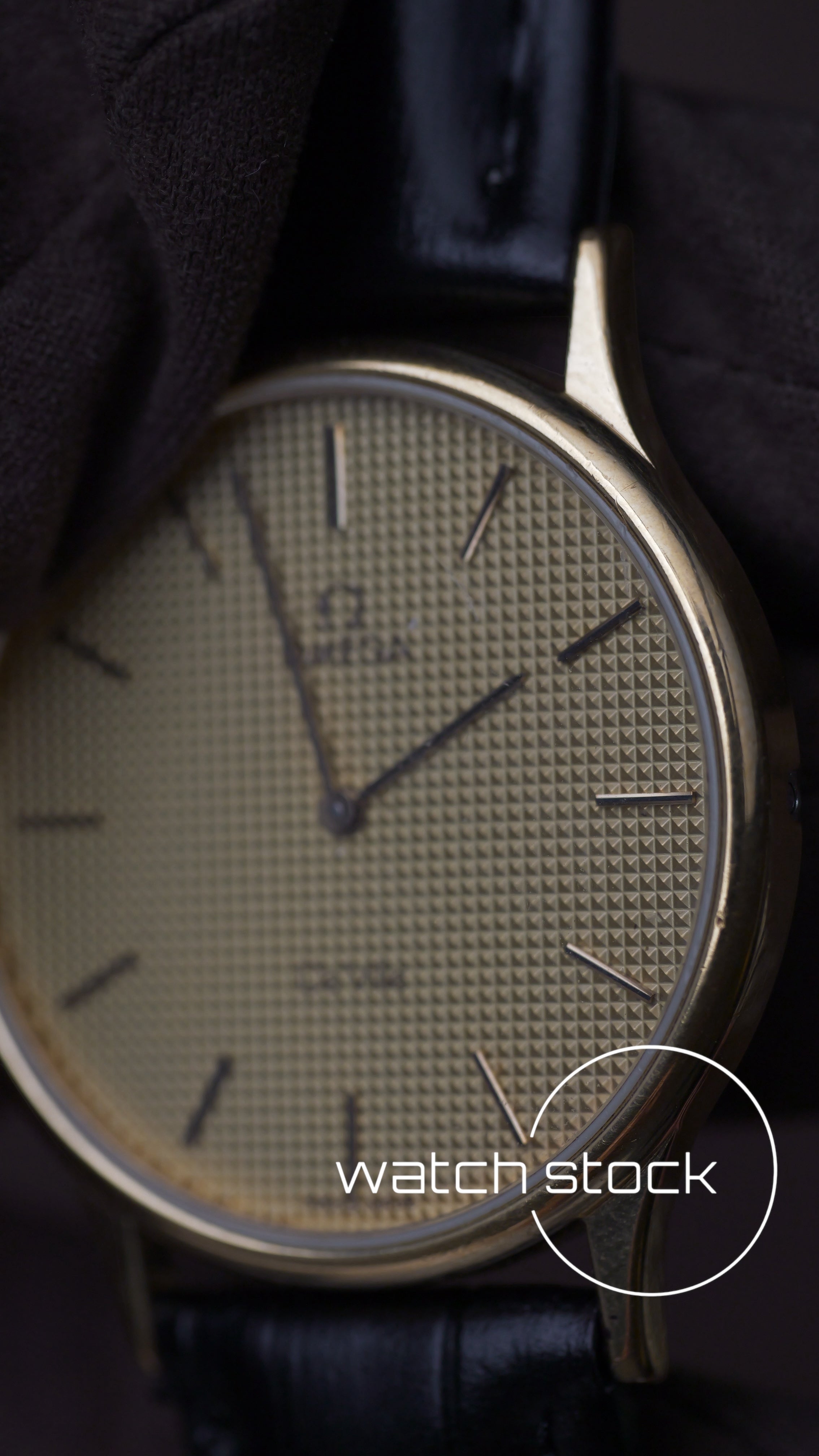 Omega De ville vintage 33mm placcato oro