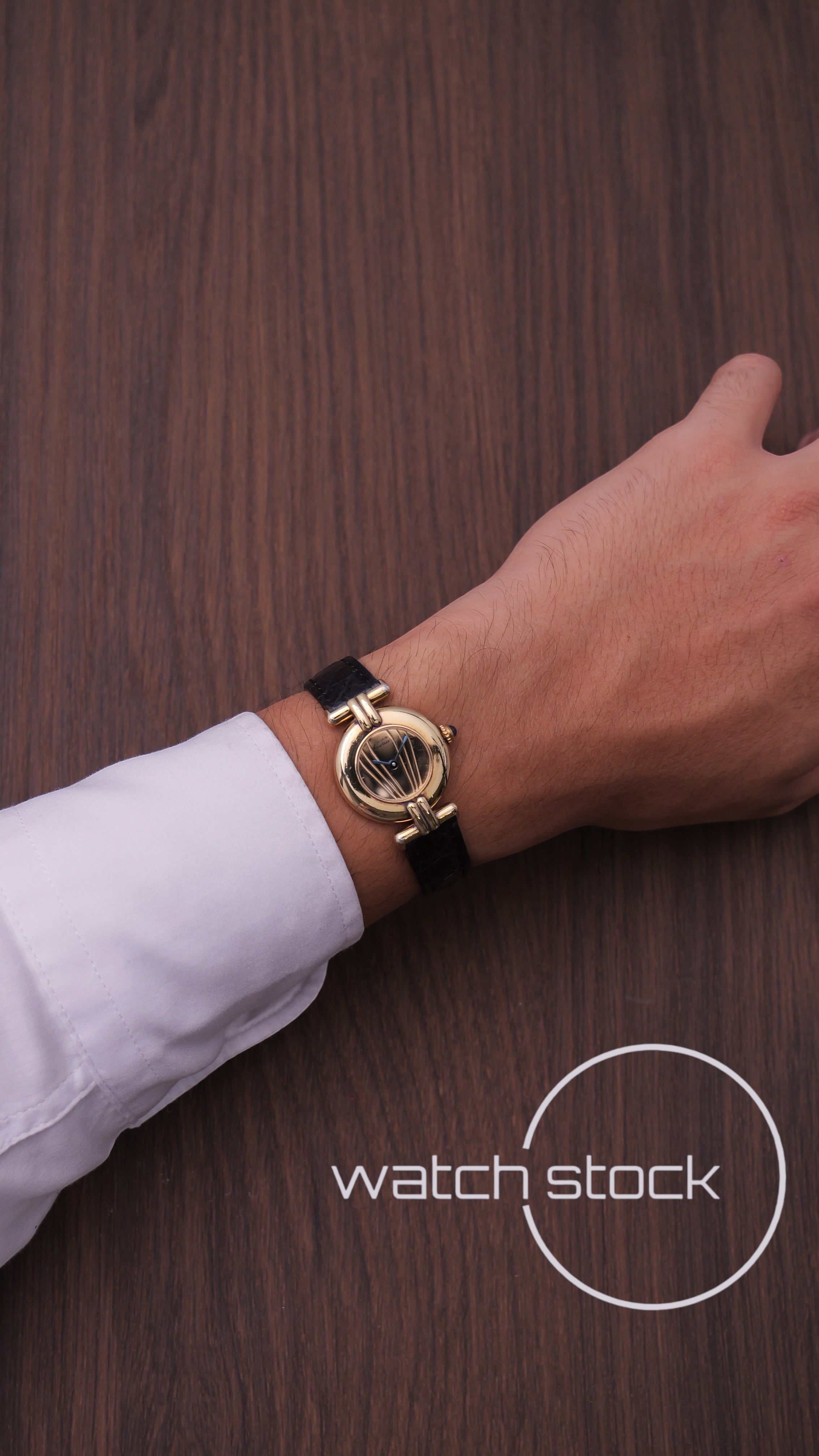 Cartier colisee 24mm ref. 590002 cream dial quartz