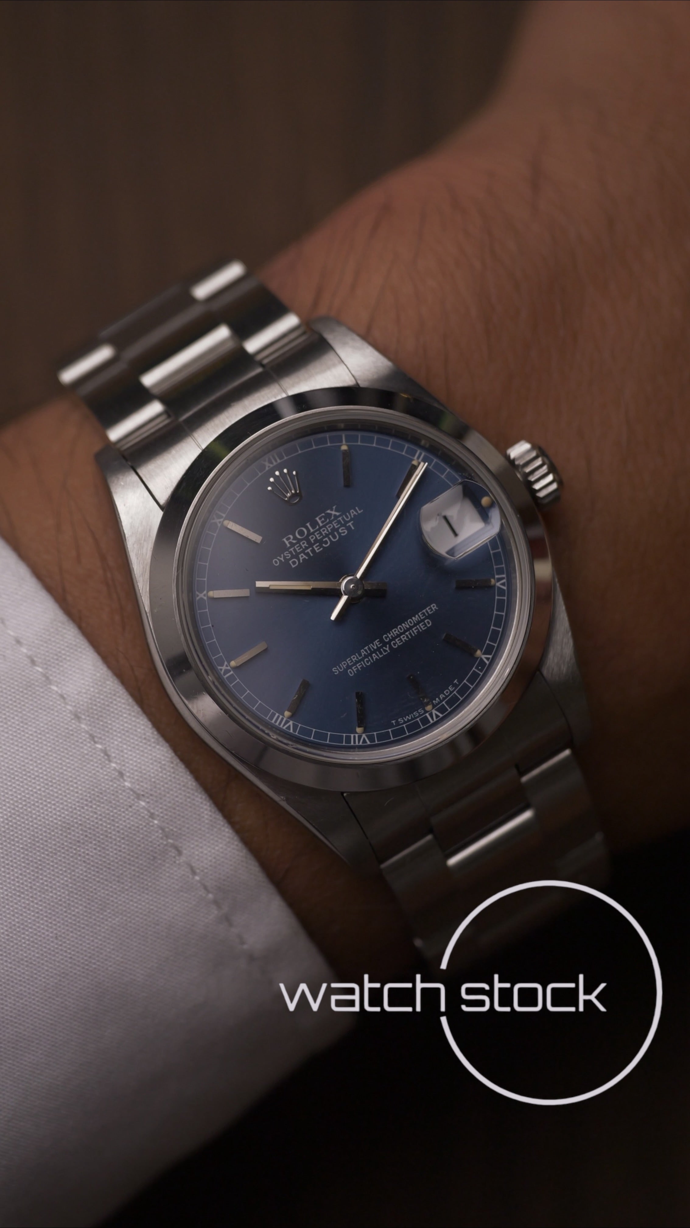 Rolex datejust 31mm ref.68240 blue dial