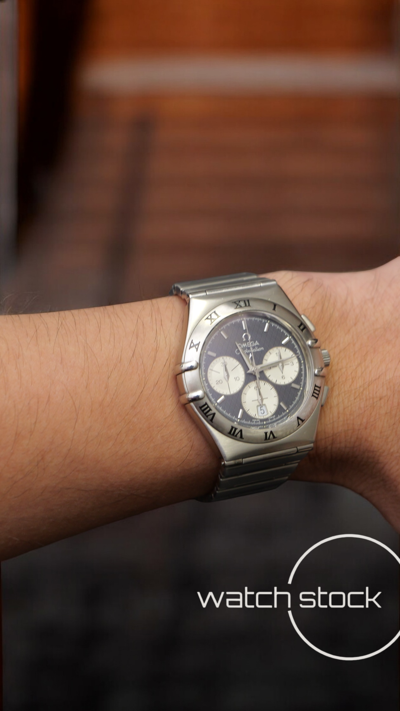 Omega costellation double Eagle chrono (39mm) blue dial