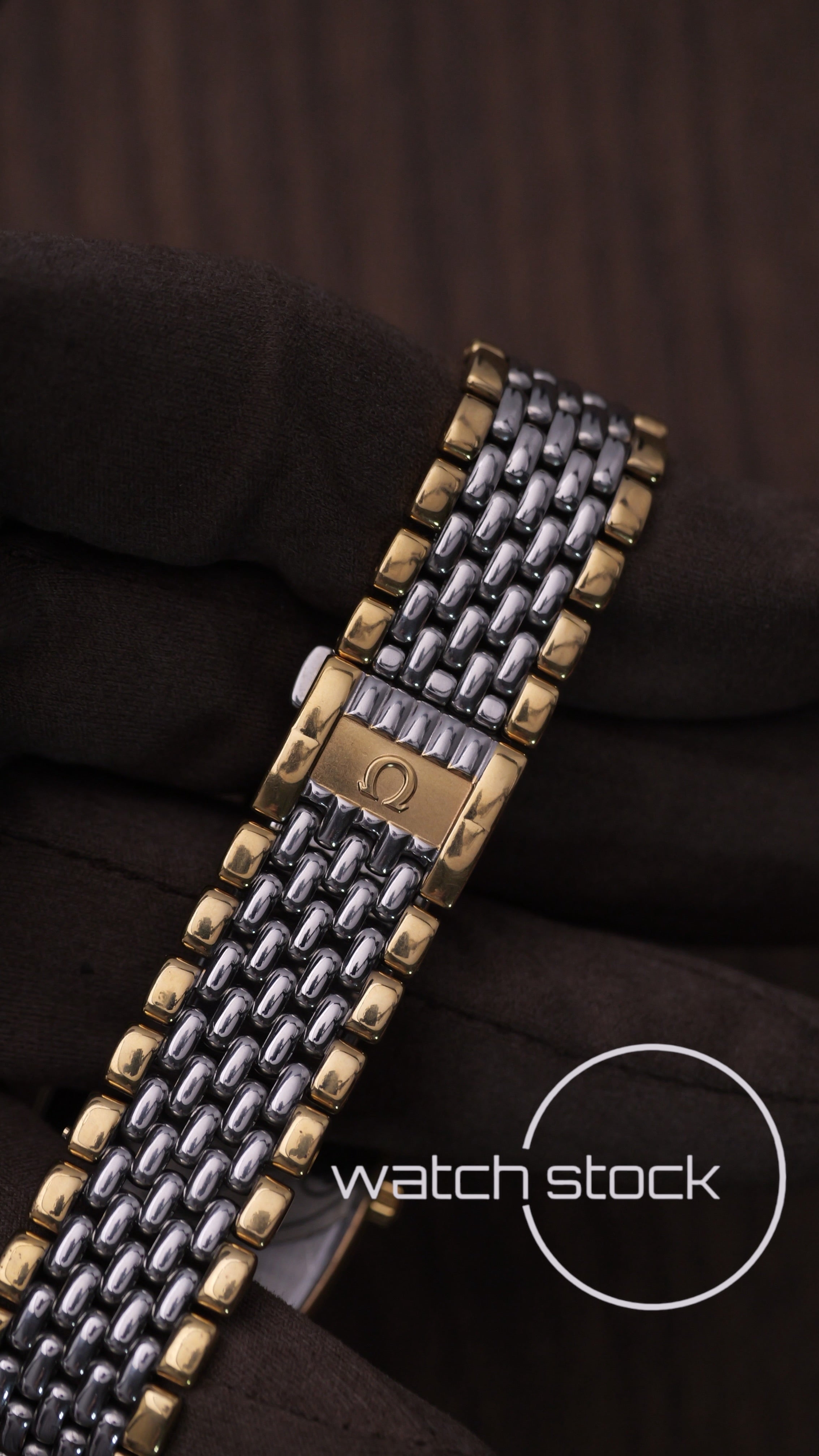 Omega De ville vintage chicchi di riso quadrante onde Quartz 1986