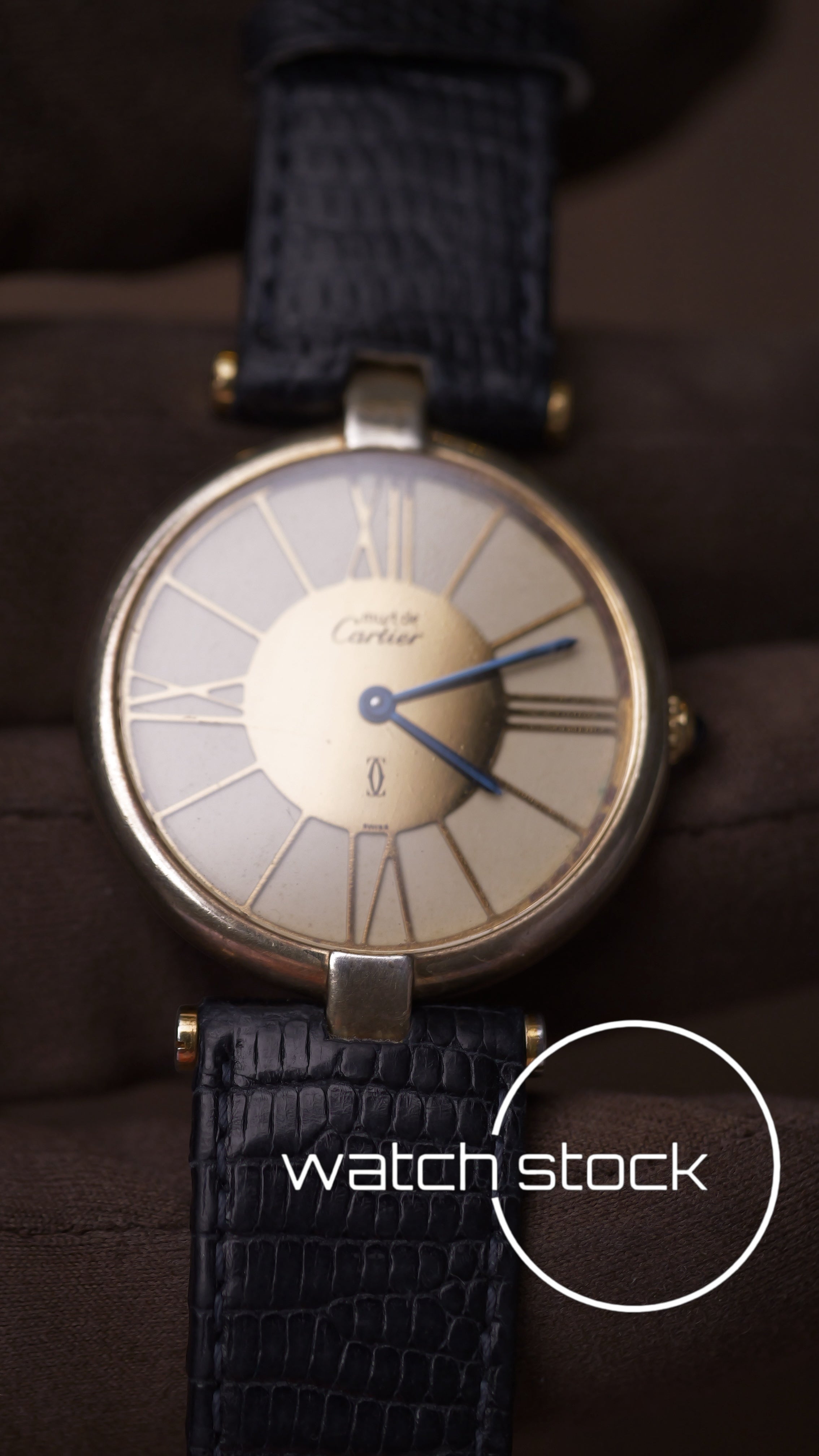 Cartier Vendome roman numbers dial anno 1990