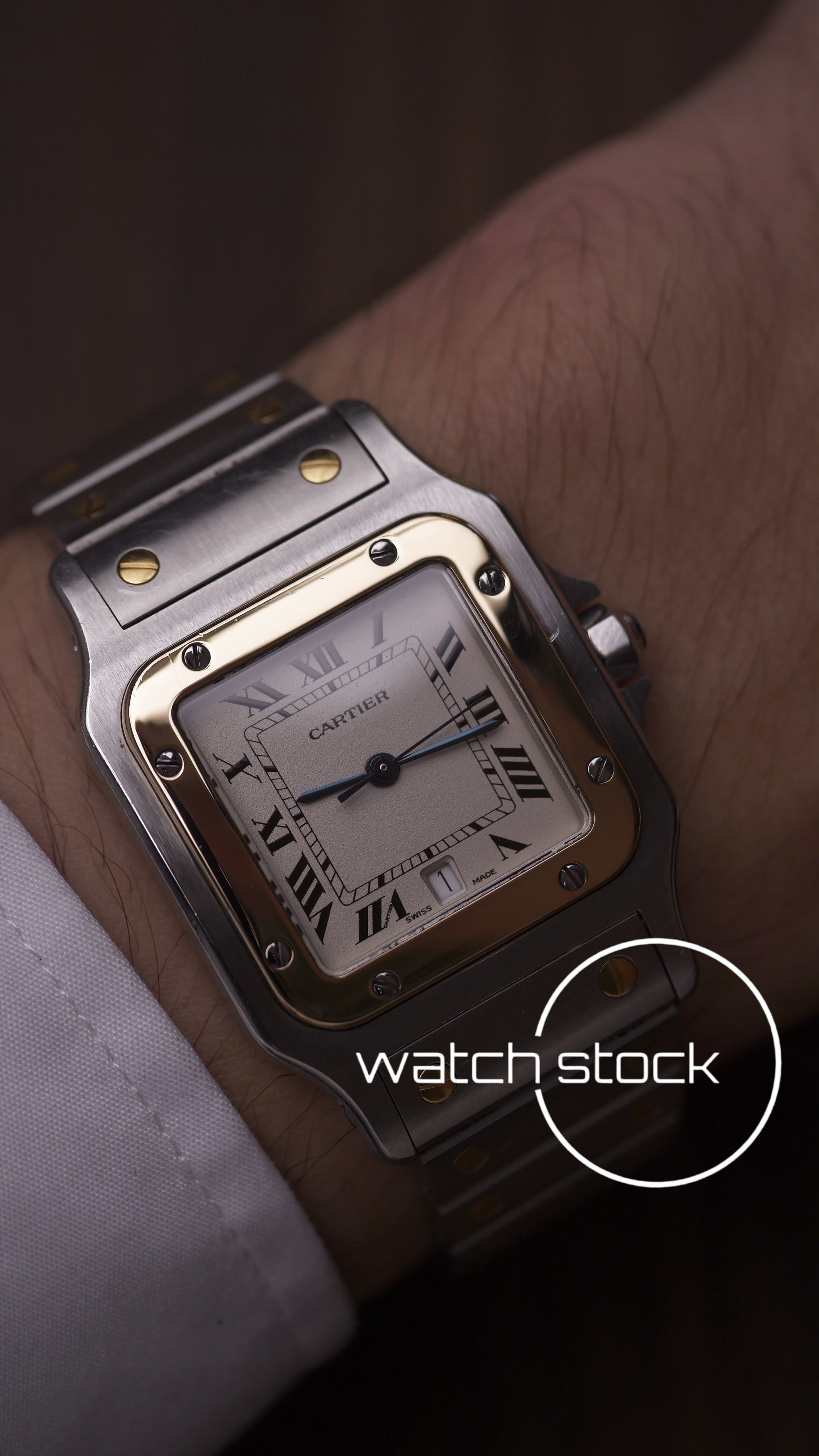 Cartier santos galbee 29x41mm Ref. 1566