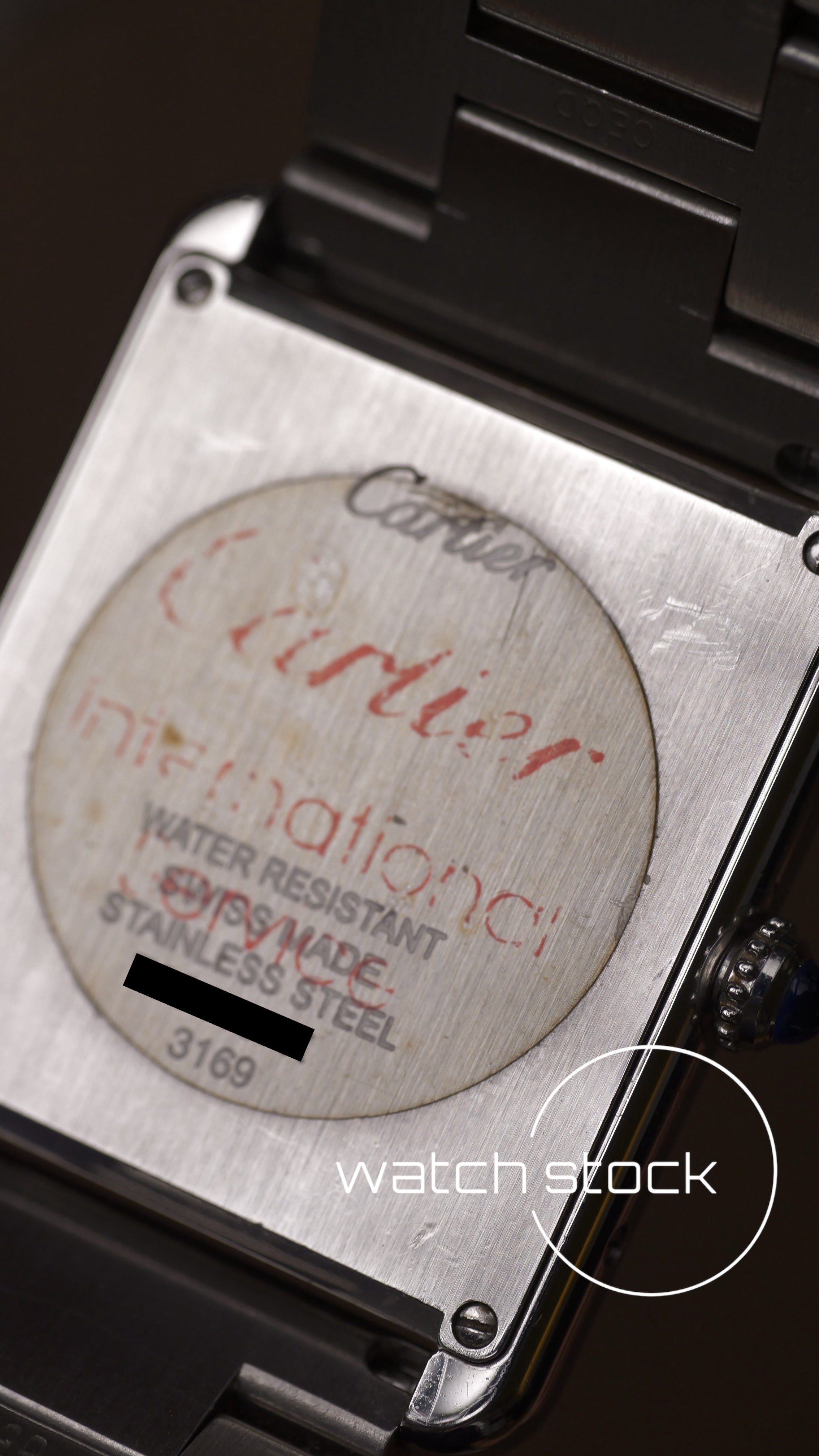 Cartier tank solo L ref.3169 27x35mm quartz