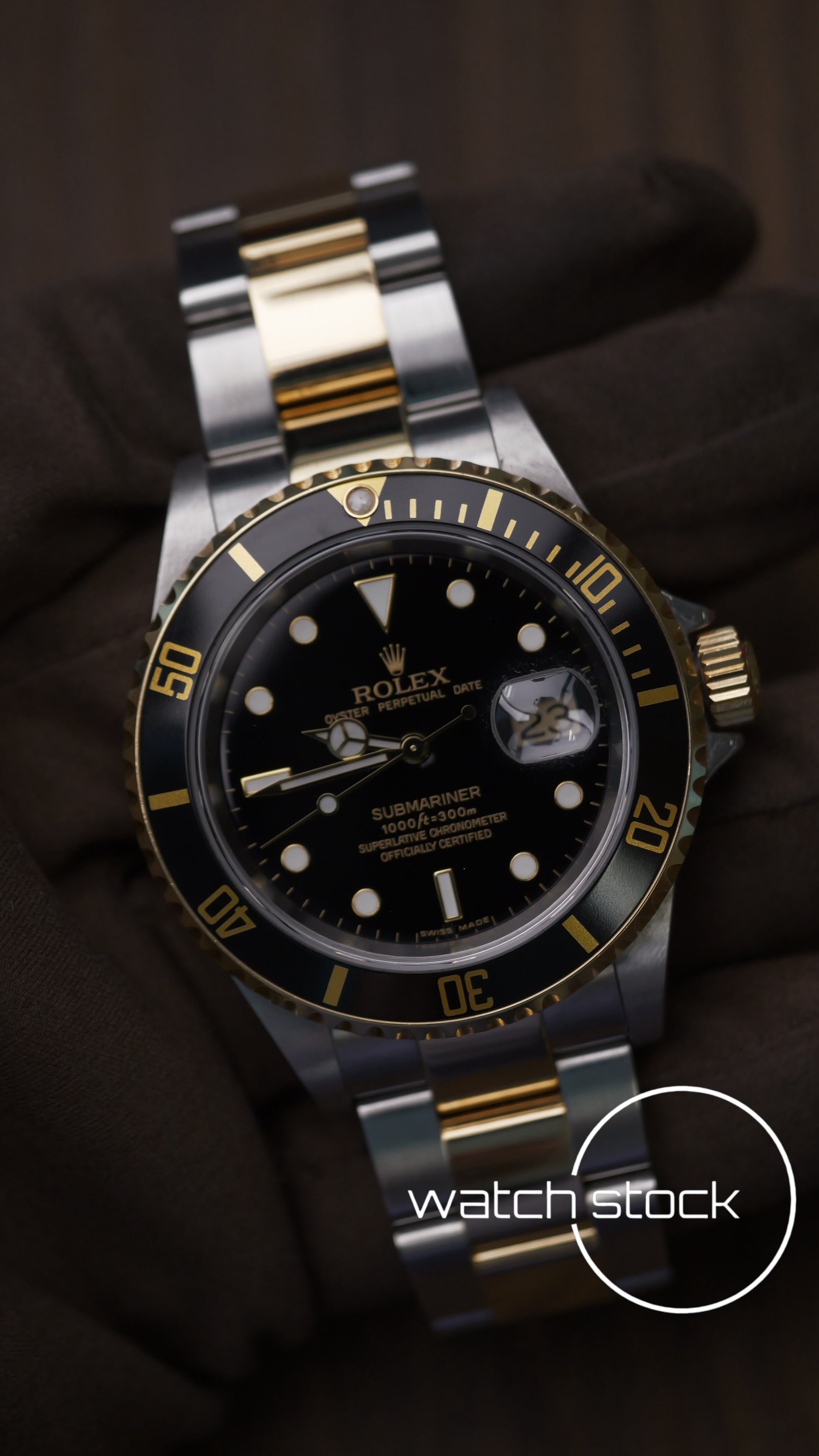 Rolex Submariner 40mm Ref:16613LN 2008 Full Set Two Tone