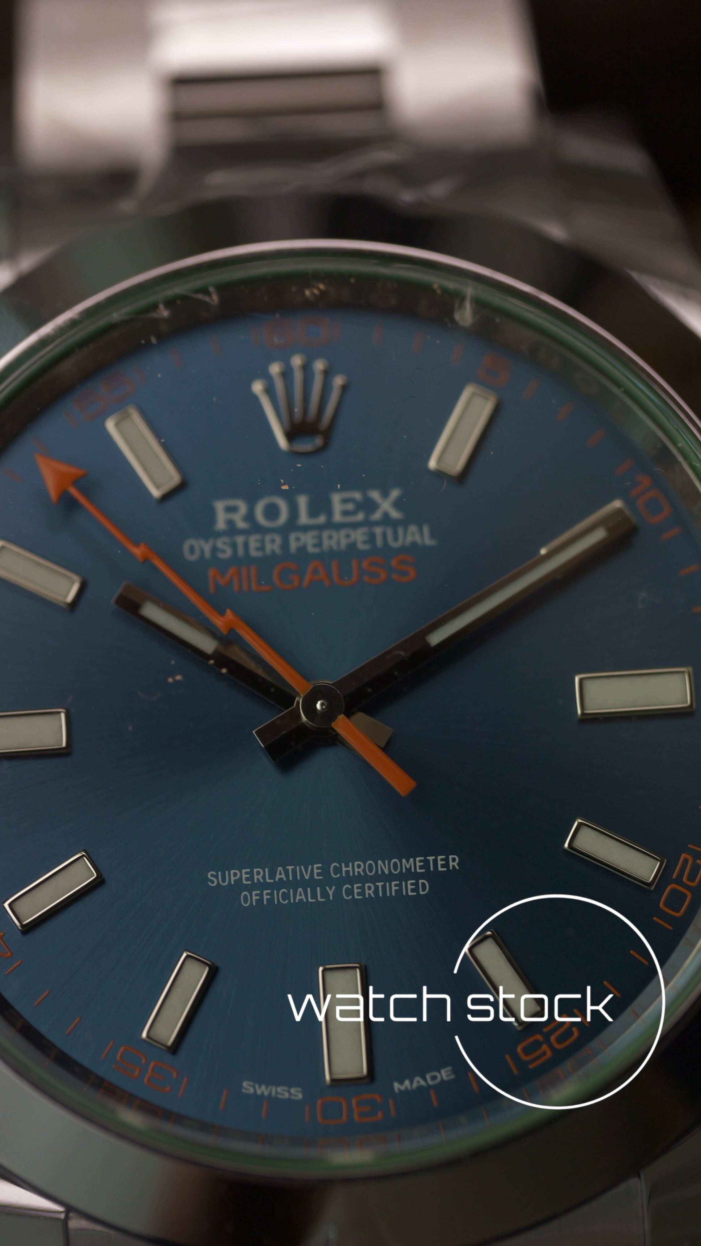 Rolex oyster perpetual Milgauss ref. 116400GV 2022 NOS NEW