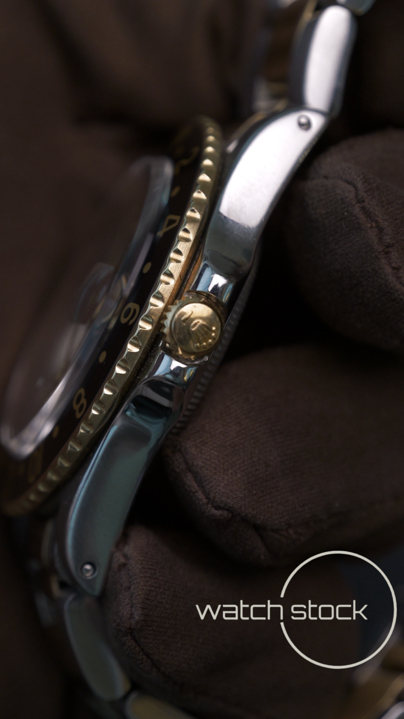 Rolex gmt master nipple dial ref 1675 anno 1977 gold/steel
