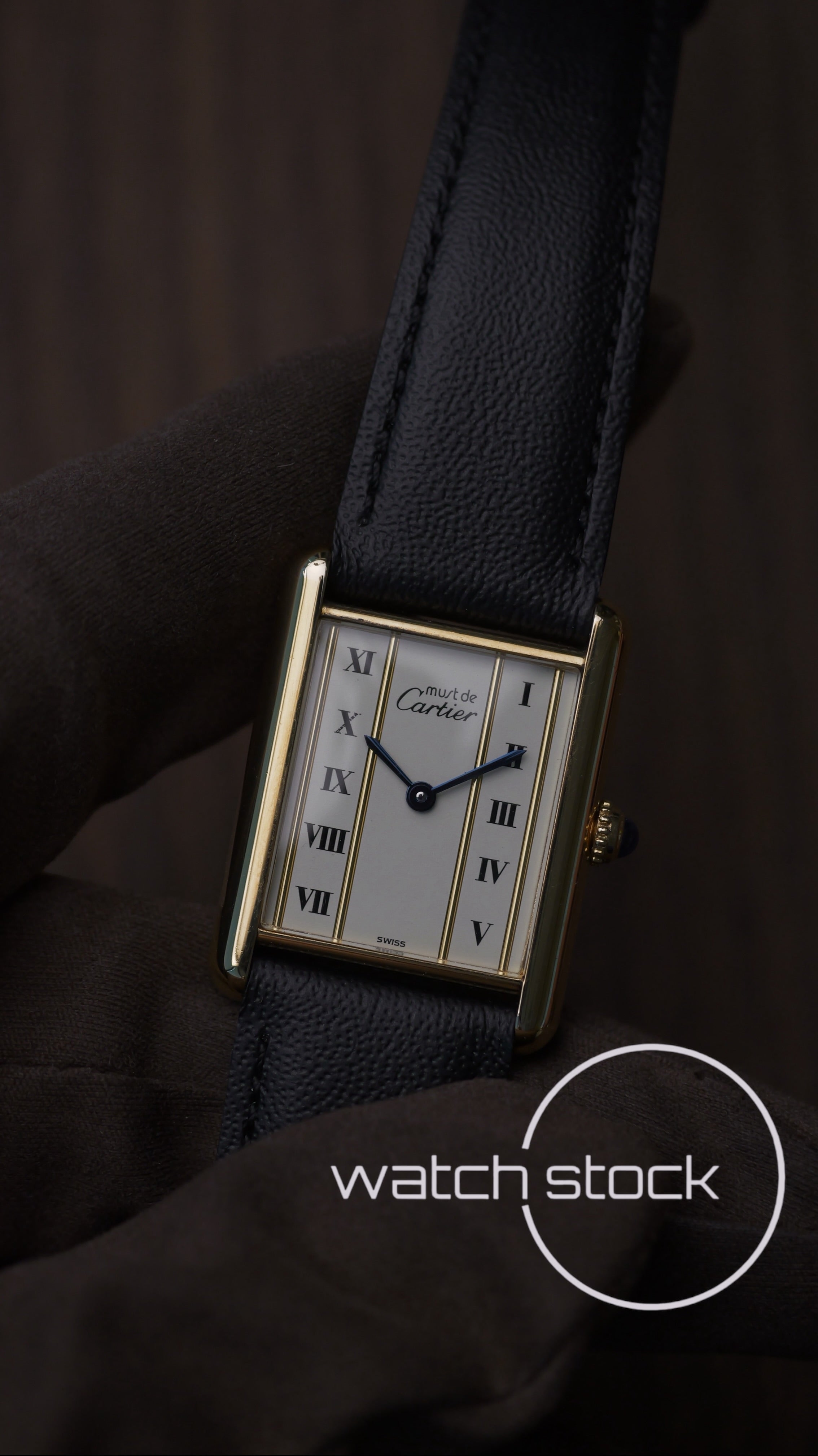 Cartier Tank TG6 quadrante roman number 1980