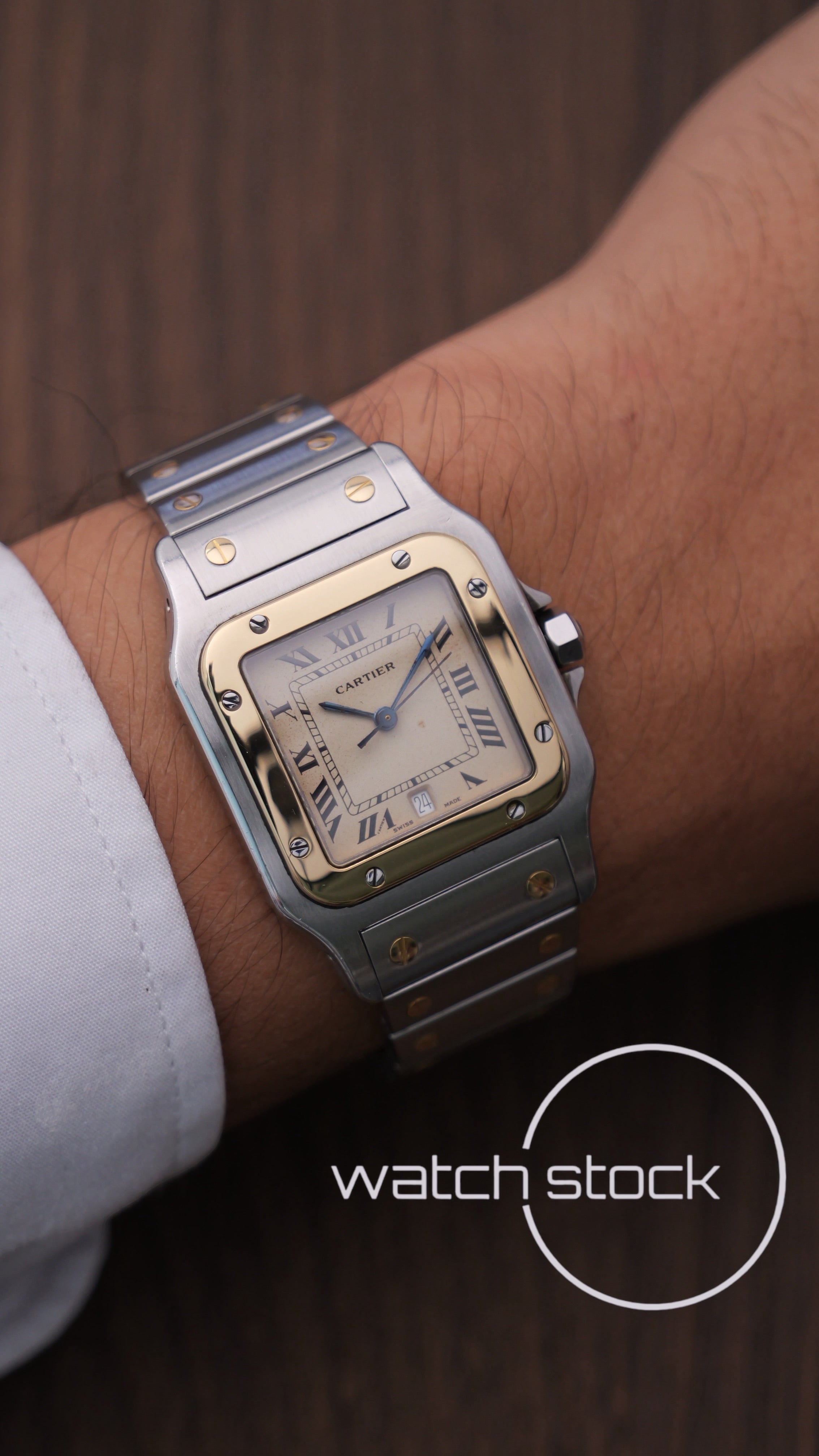 Cartier santos galbee 29x41mm Ref. 187901