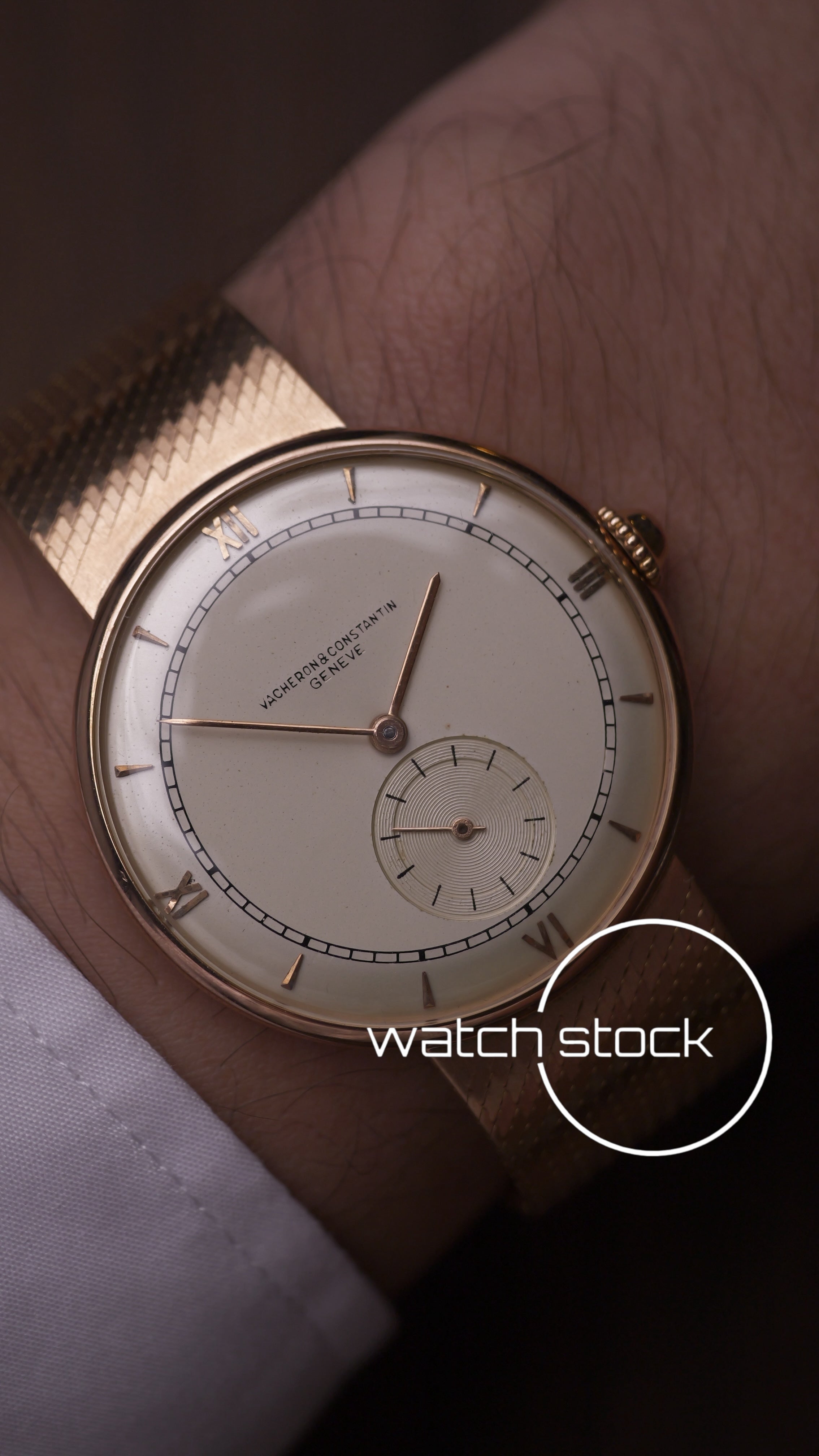 Vacheron Costantin Full Gold Dress Watch 38mm