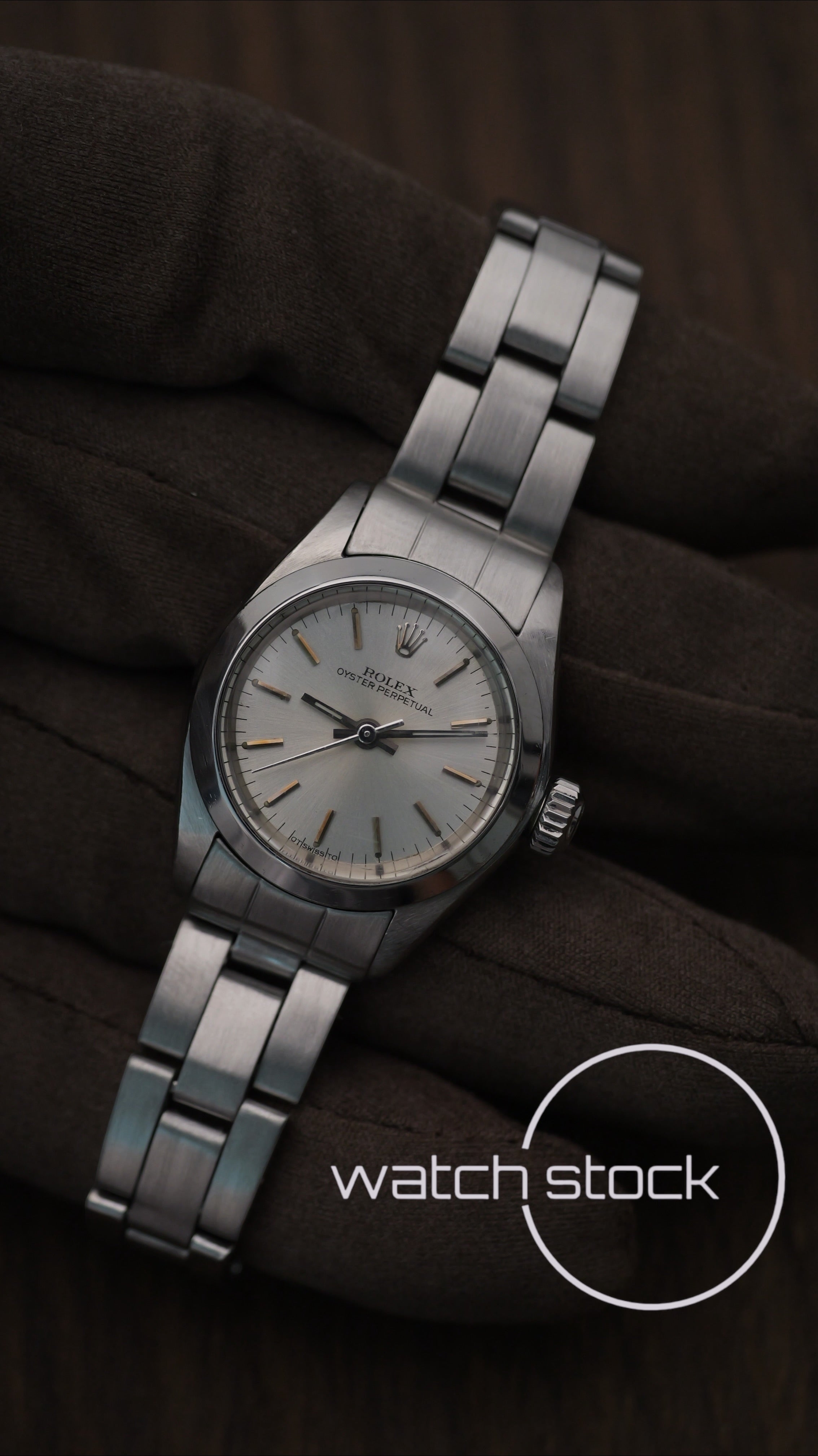 Rolex oyster perpetual lady 24mm ref6718 con garanzia