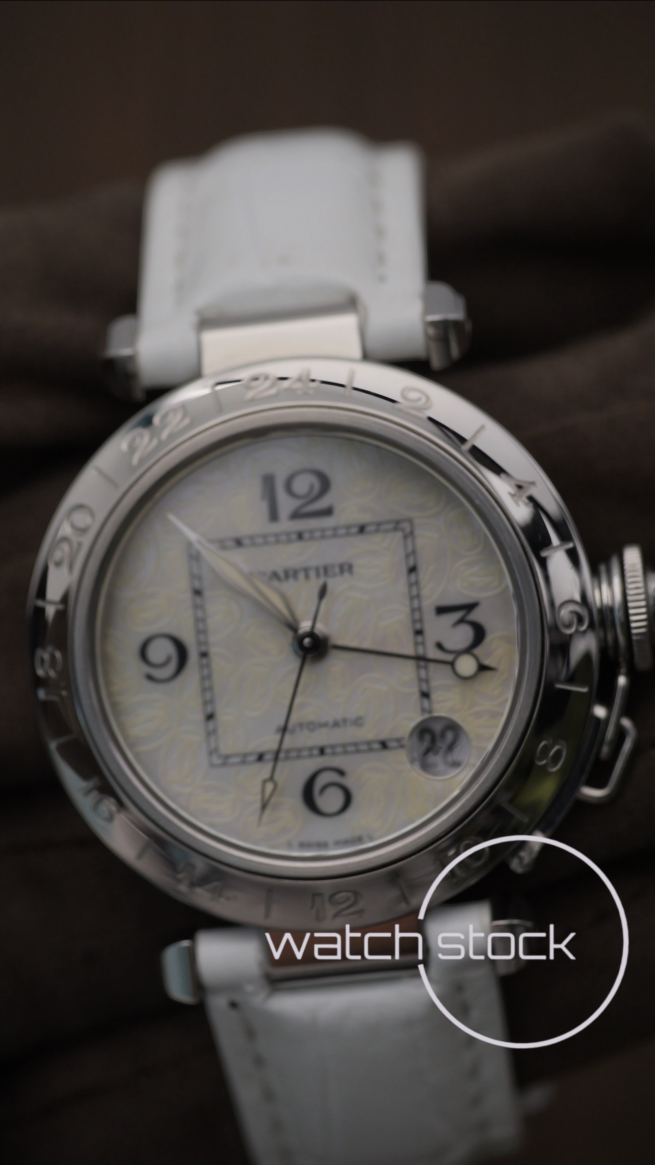 Cartier Pasha ref. 2377 MOP Dial Edizione Speciale Natale 2004