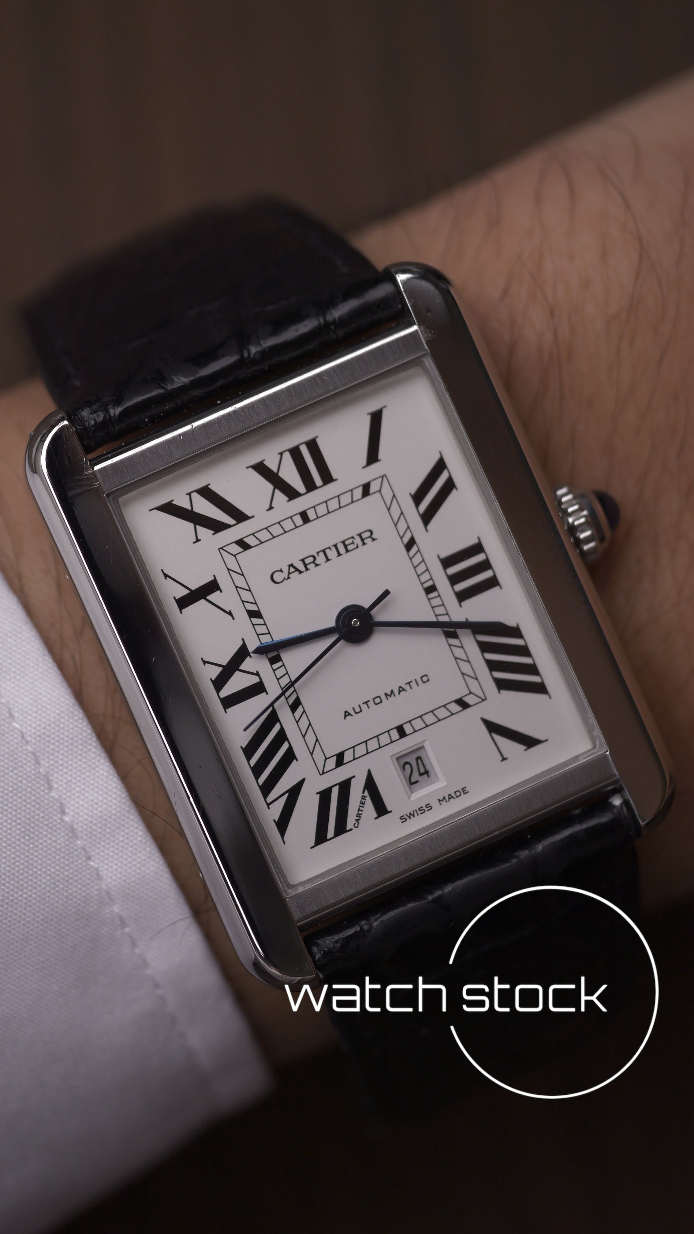 Cartier tank solo Xl automatic ref. 3515