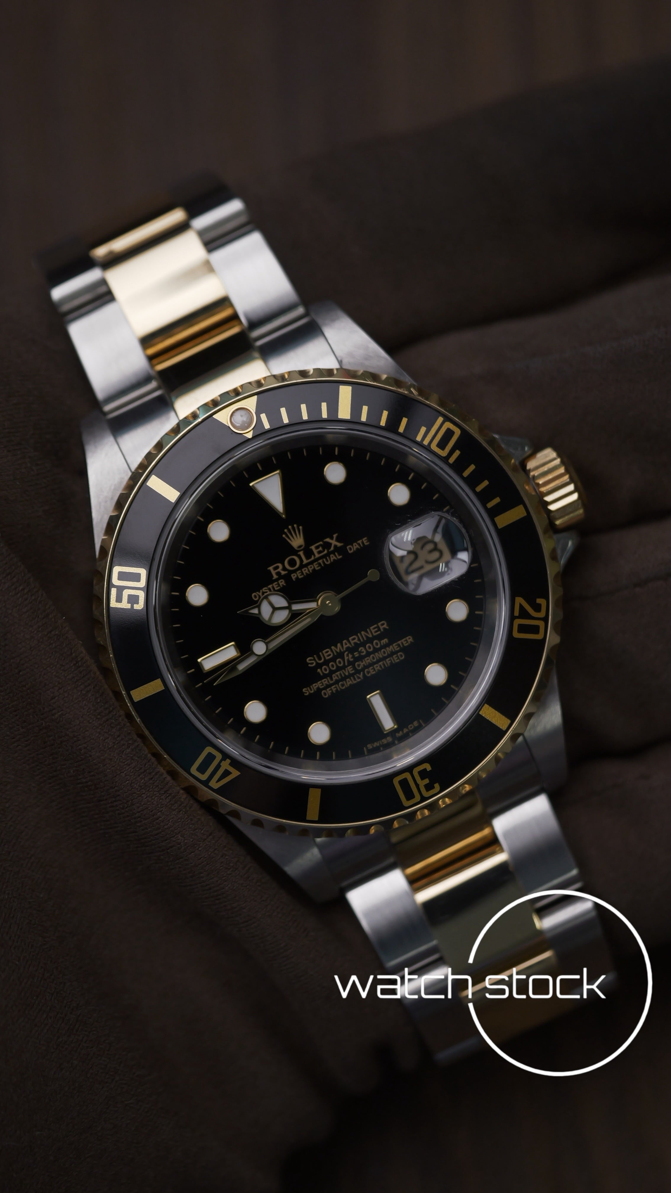 Rolex Submariner 40mm Ref:16613LN 2008 Full Set Two Tone