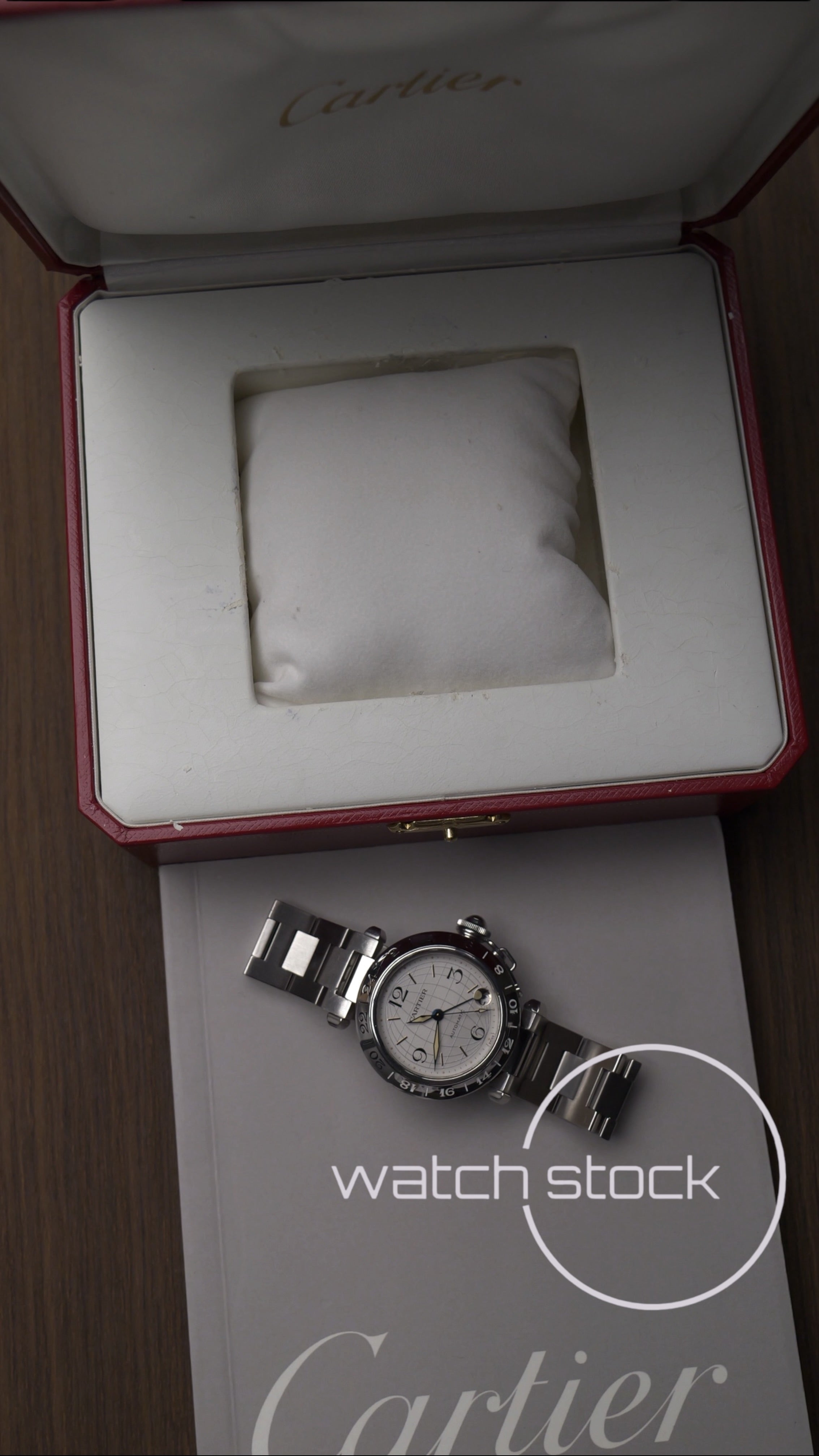 Cartier Pasha Automatic 35mm ref.2377 GMT Full Set