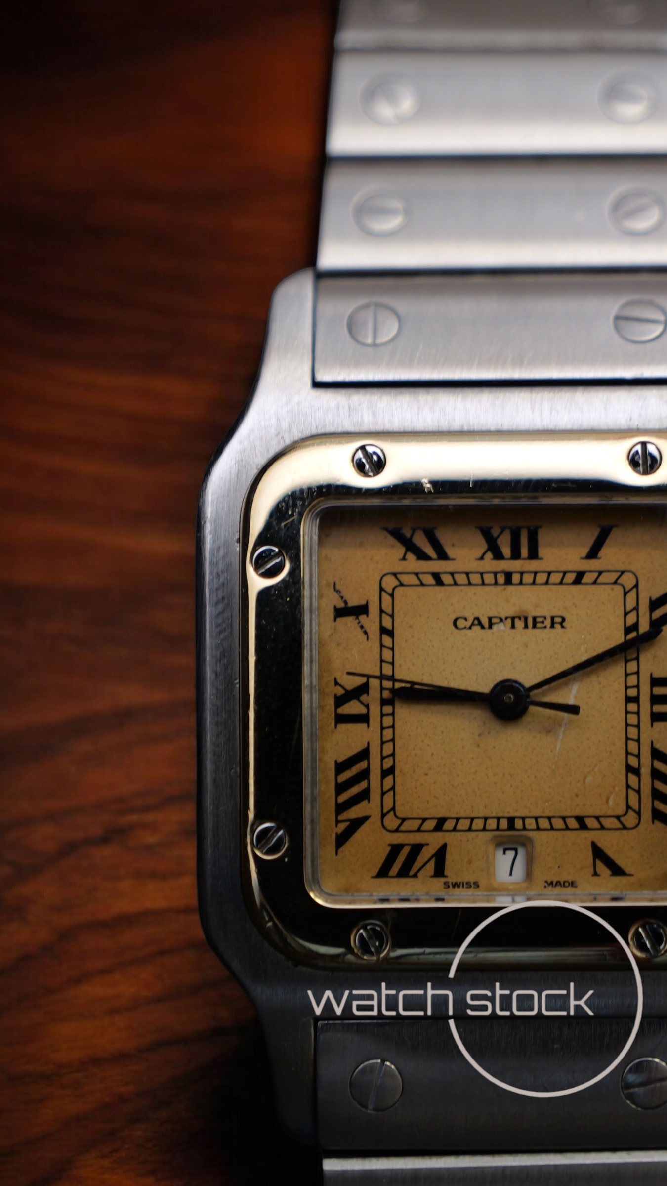 Cartier santos galbe 29x41mm Ref. 187901 must de cartier quarz